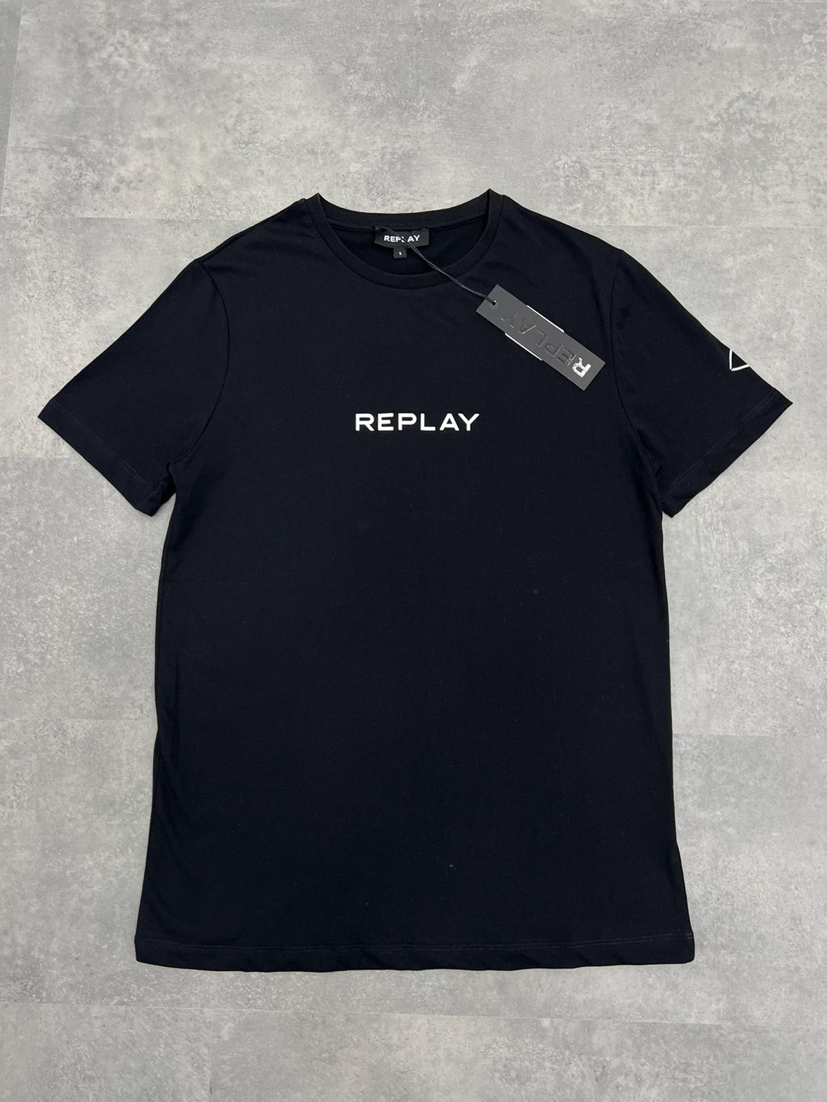 Yeni Sezon Mid Icon Logo Black T-shirt