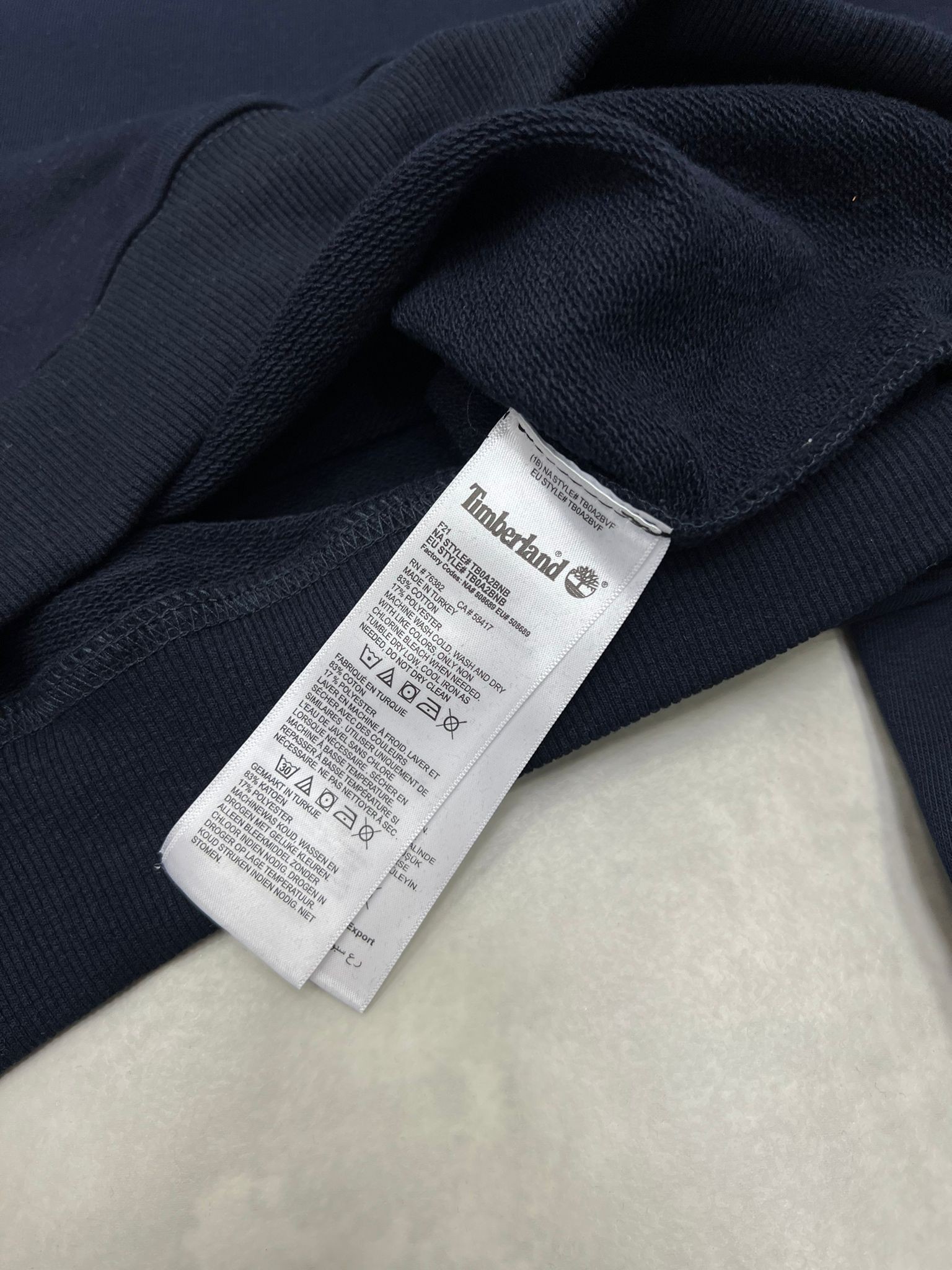 Est.1973 Mid Icon Logo Navy Blue Sweatshirt