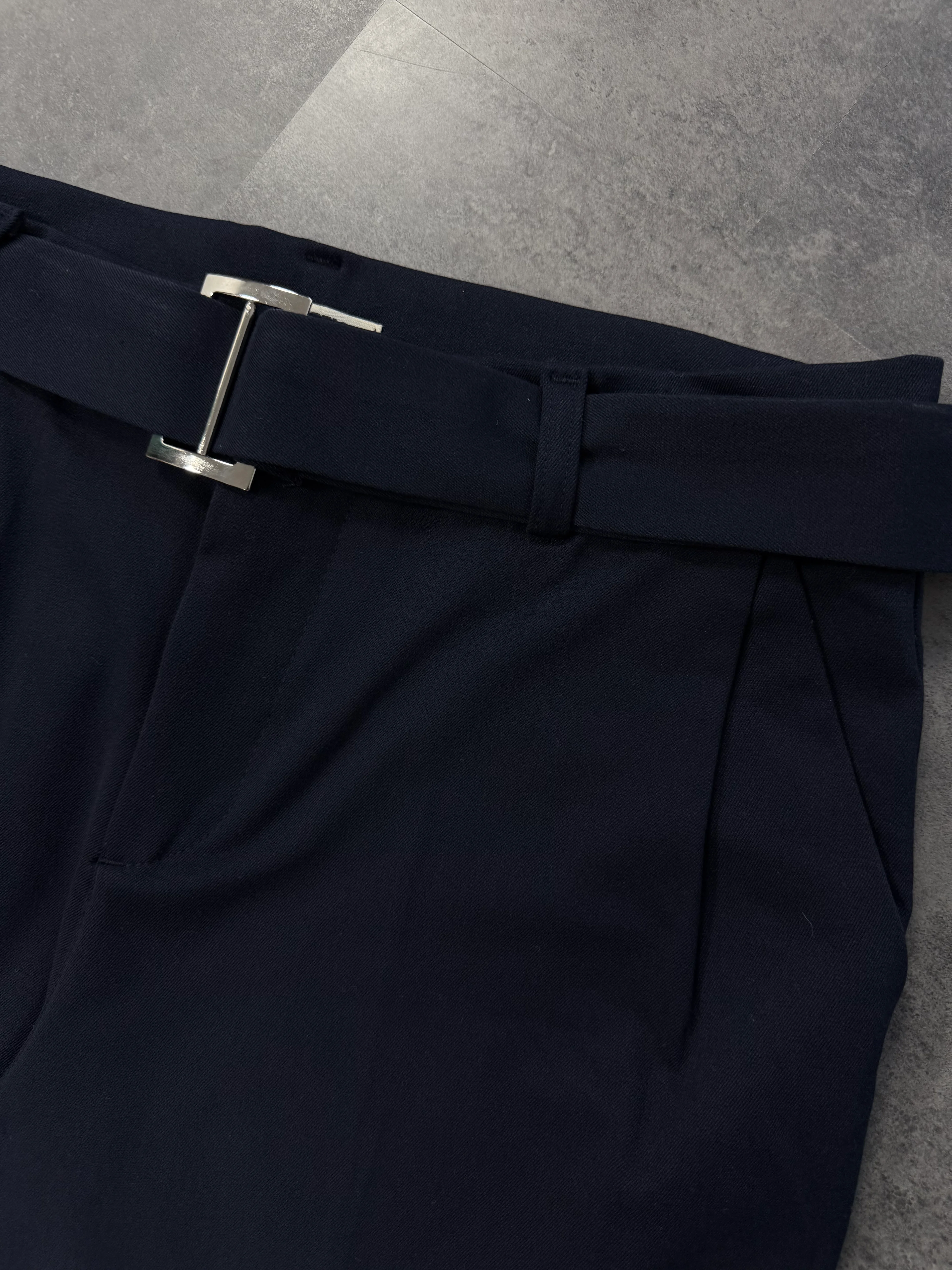 Yeni Sezon İtalyan Kumaş Kalın Kışlık Casual Pantalon