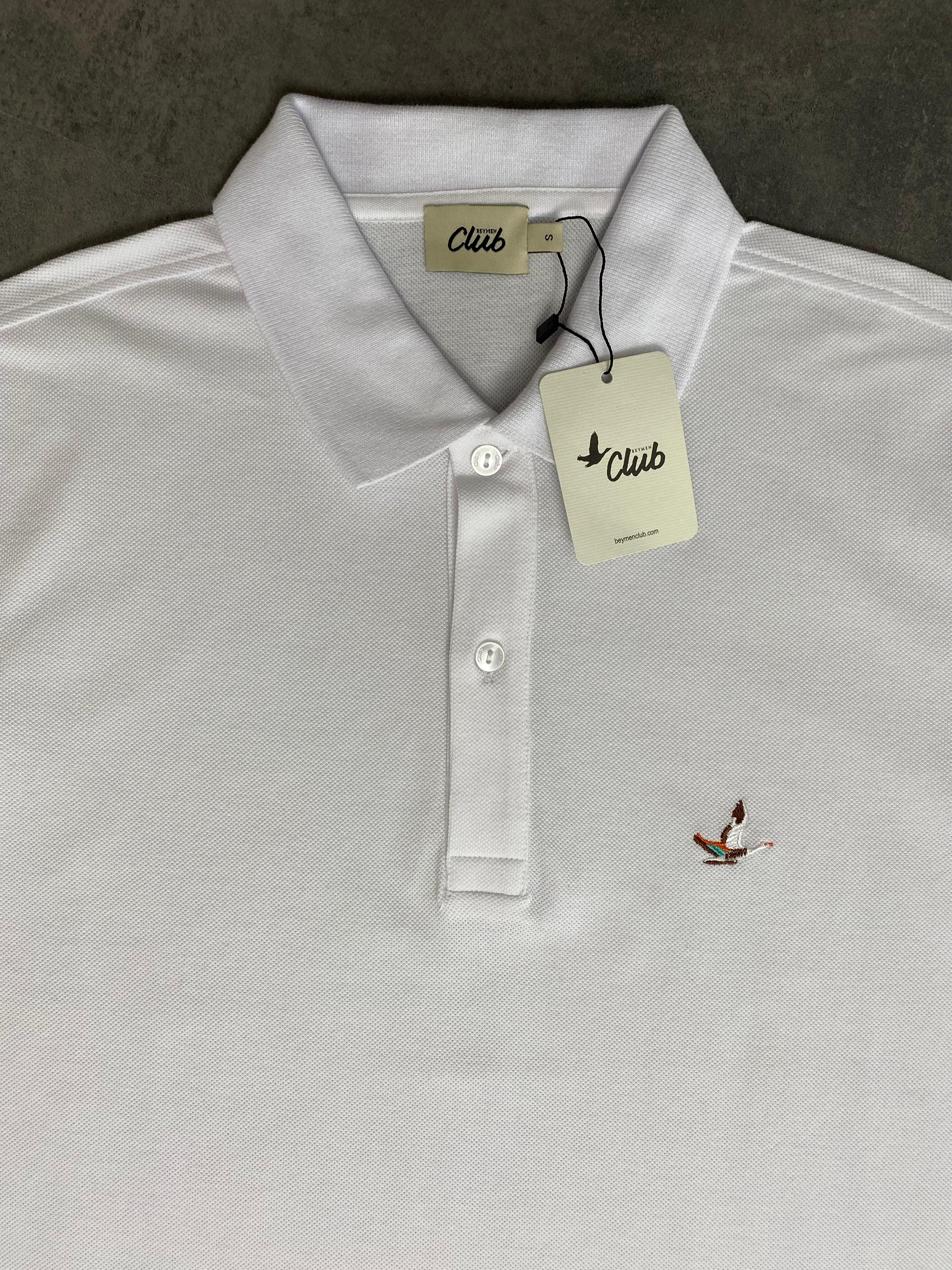 Yeni Sezon Özel Seri Classic Logo Pamuk Pike Polo Yaka