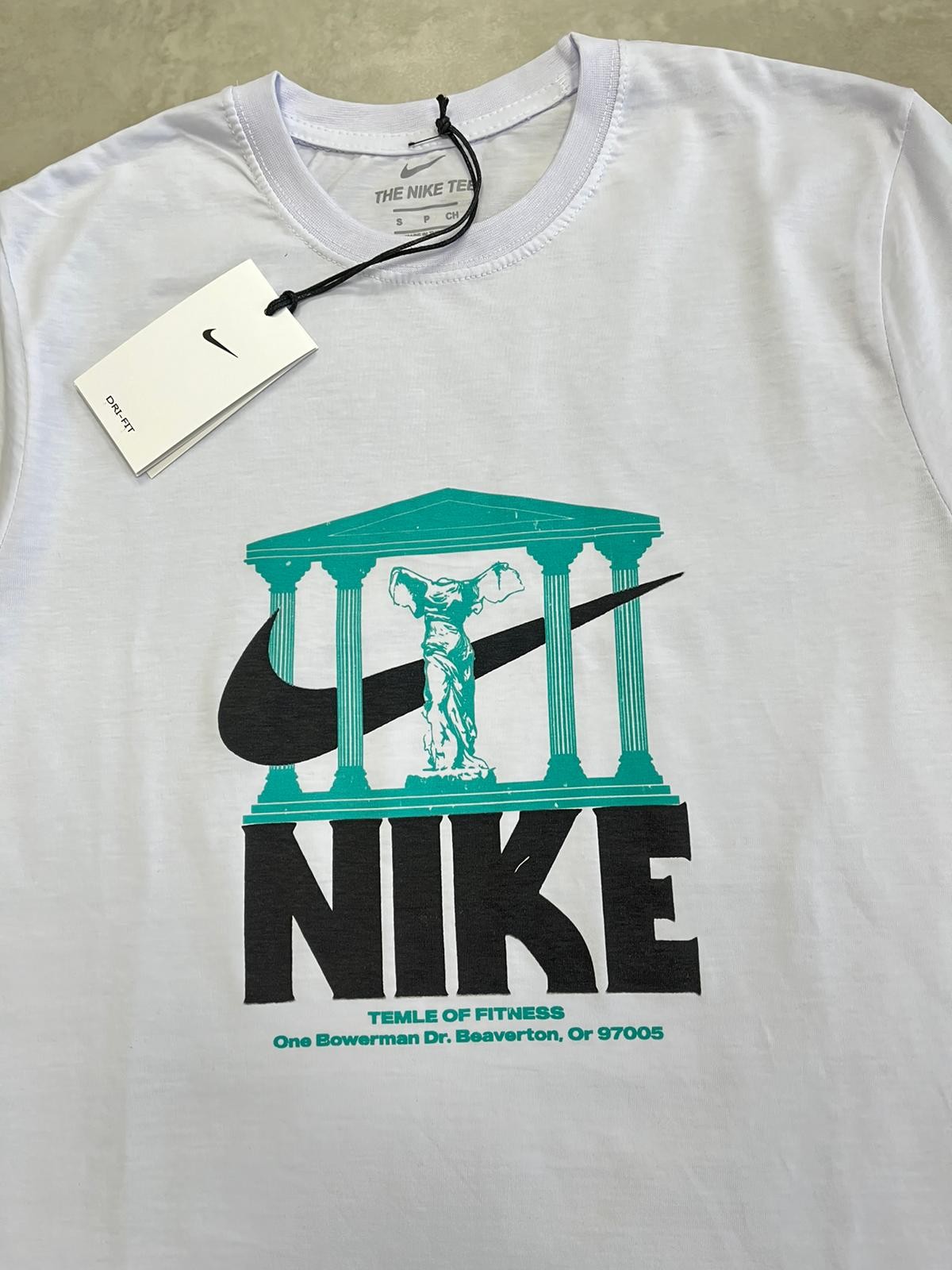 Back To Print Temle Of Fitness White T-shirt