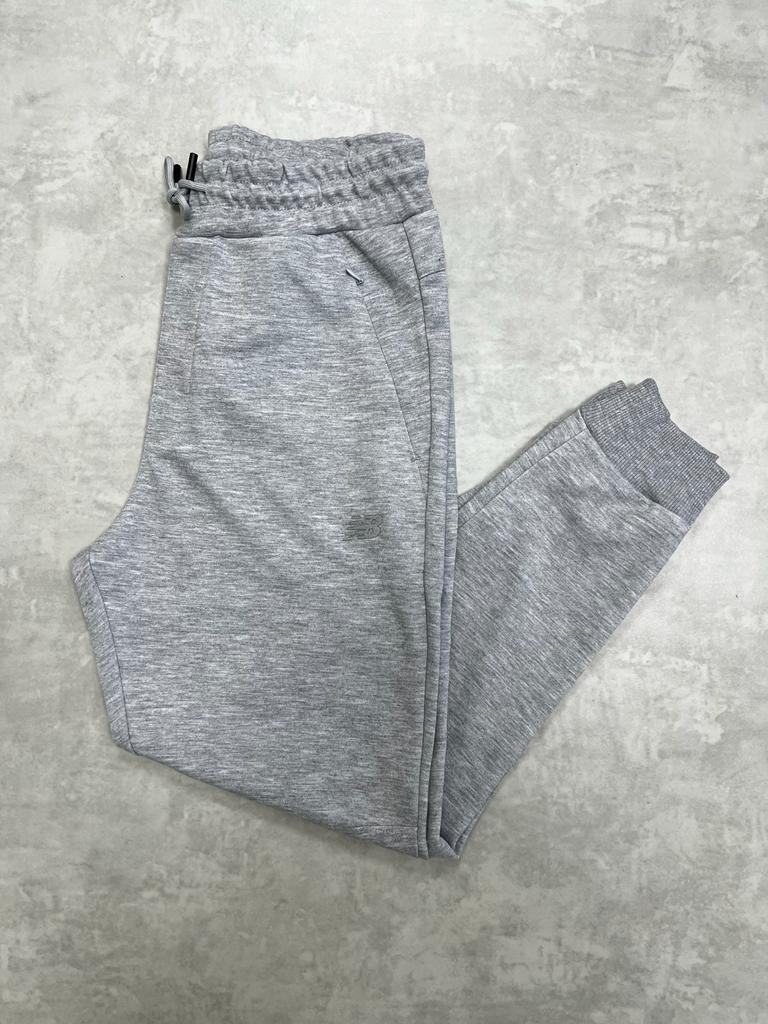 Double Face Gray Reflektör Logo Jogger