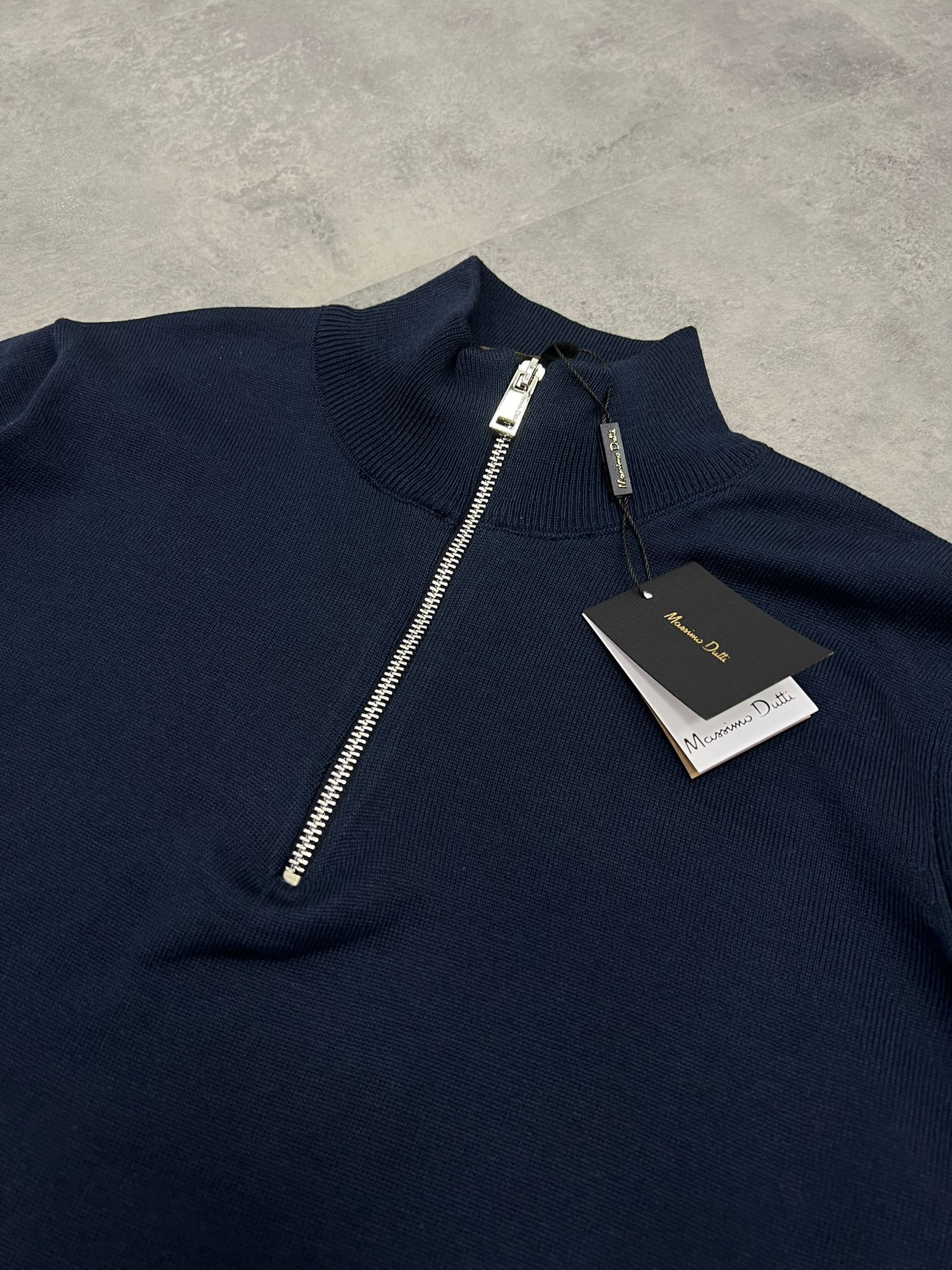 Yeni Sezon Organik Pamuk Triko Yarım Fermuarlı Sweatshirt