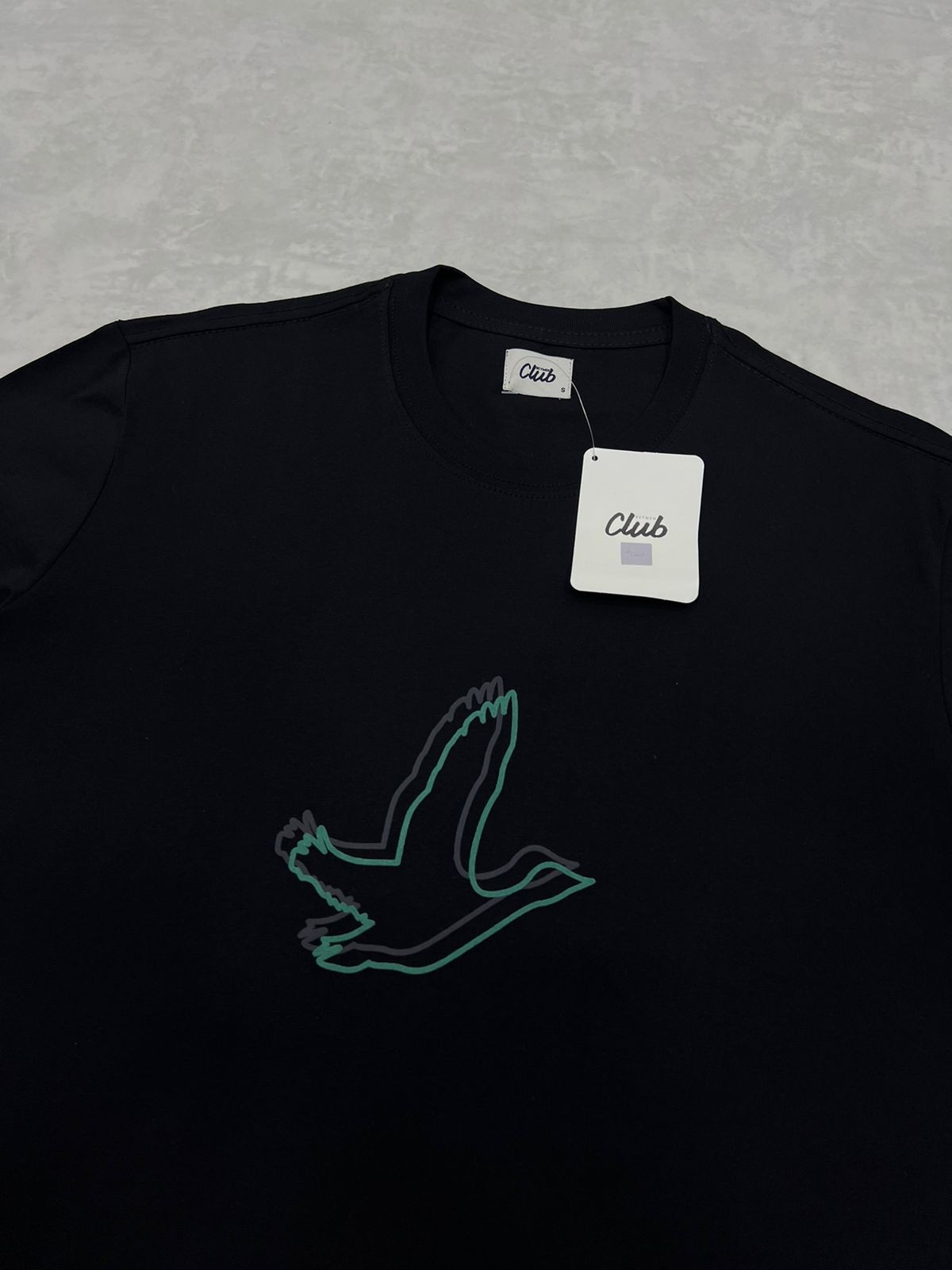 Mid To Birds Logo Black  Regular T-shirt