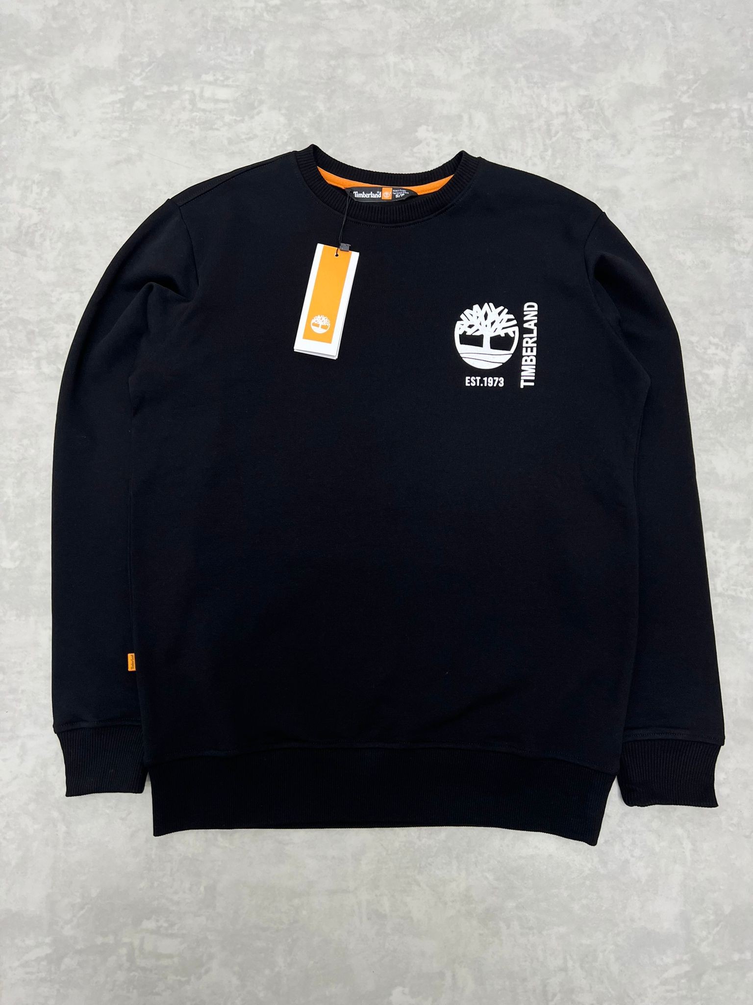 Est.1973  Basic Logo Black Şardonlu  Sweatshirt