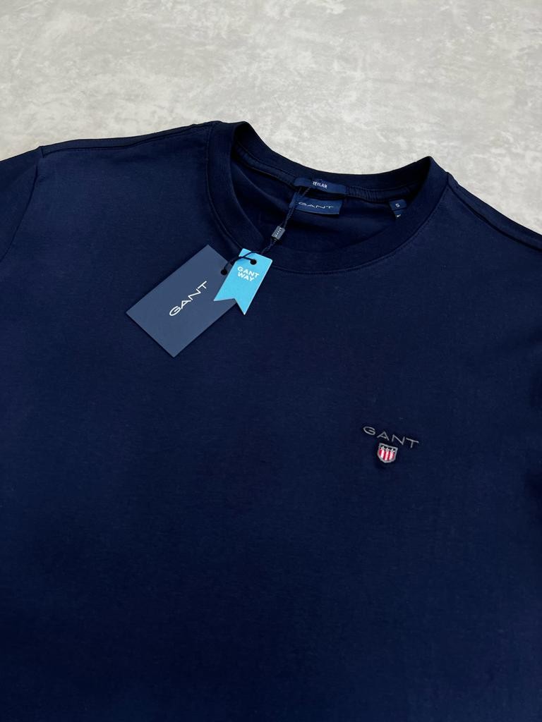 Classic Basic Mini Logo Lacivert T-shirt