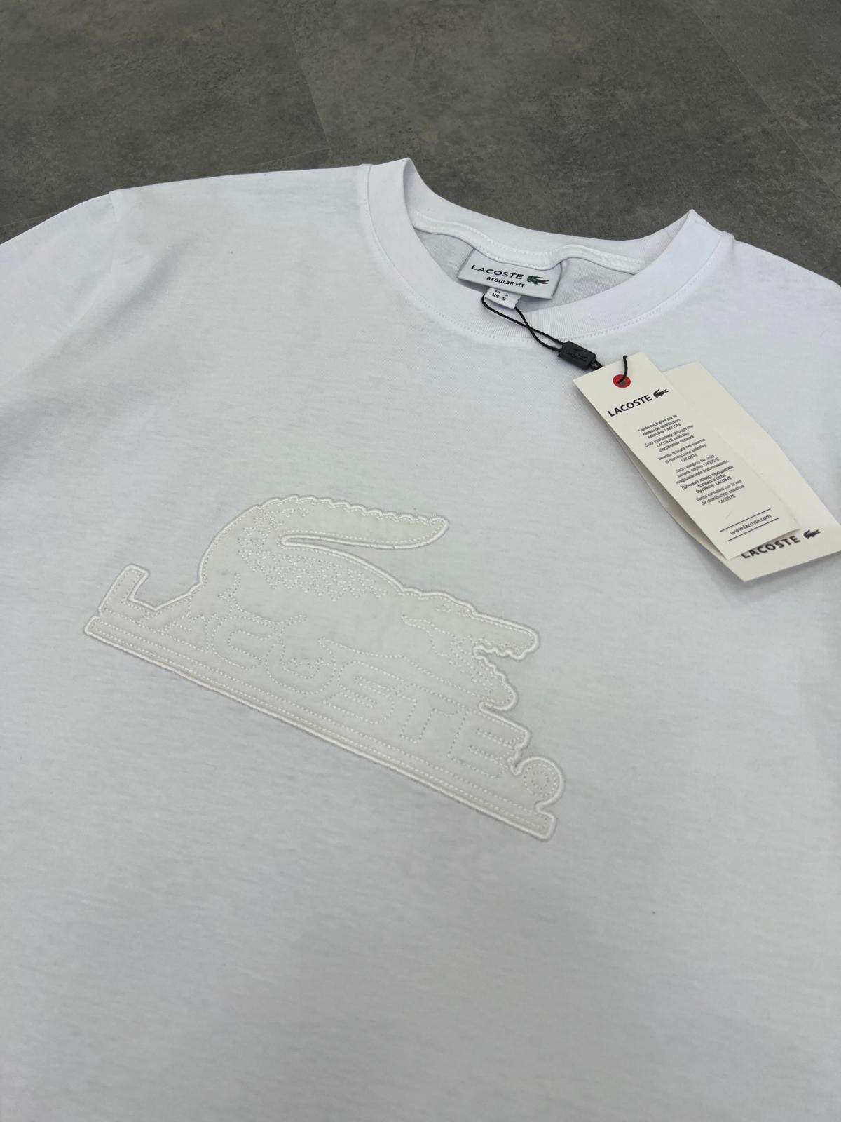 Yeni Sezon Mid Icon Full Nakış Logo Retro Again Logo White T-shirt