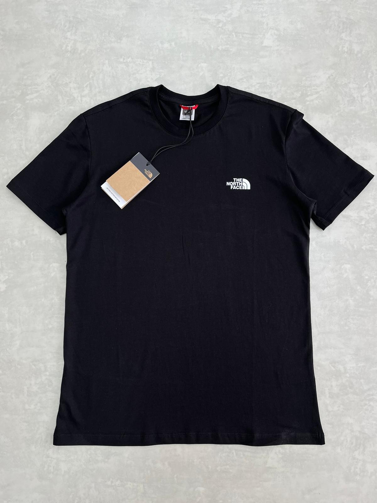 Floral Print On The Back Black T-shirt