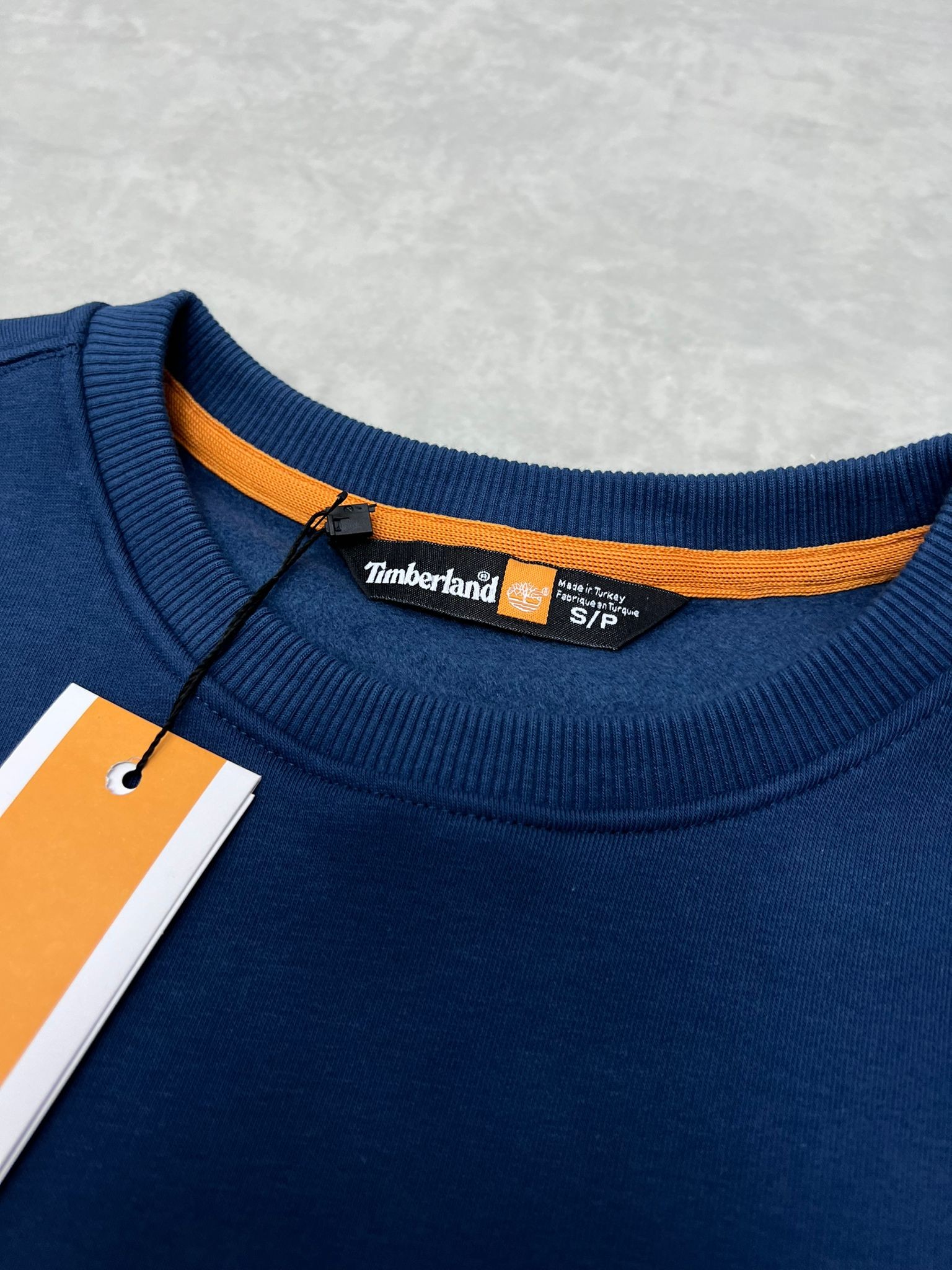 Est.1973  Basic Logo Blue Şardonlu  Sweatshirt