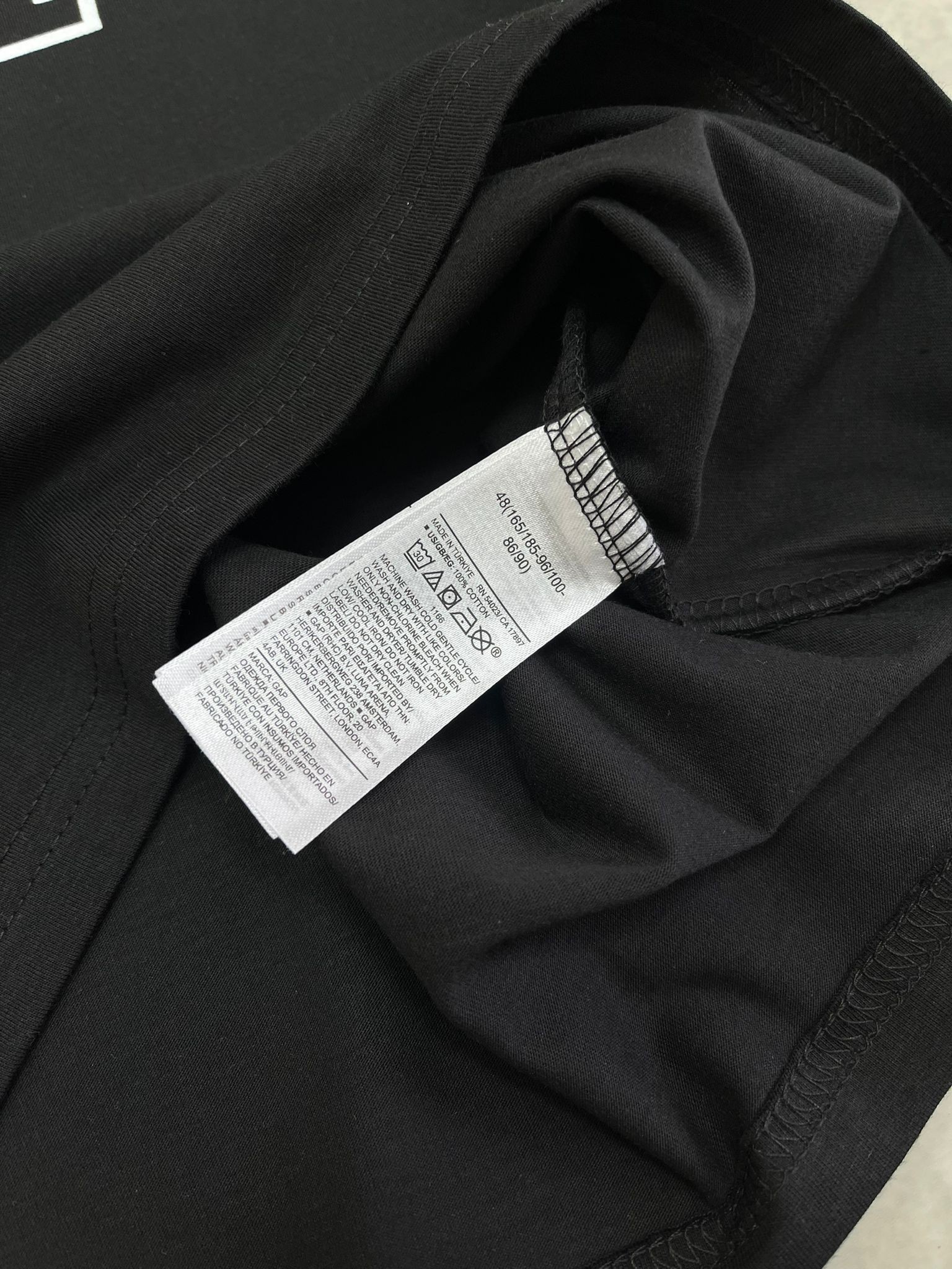 Original Classic Athletic Black  T-shirt