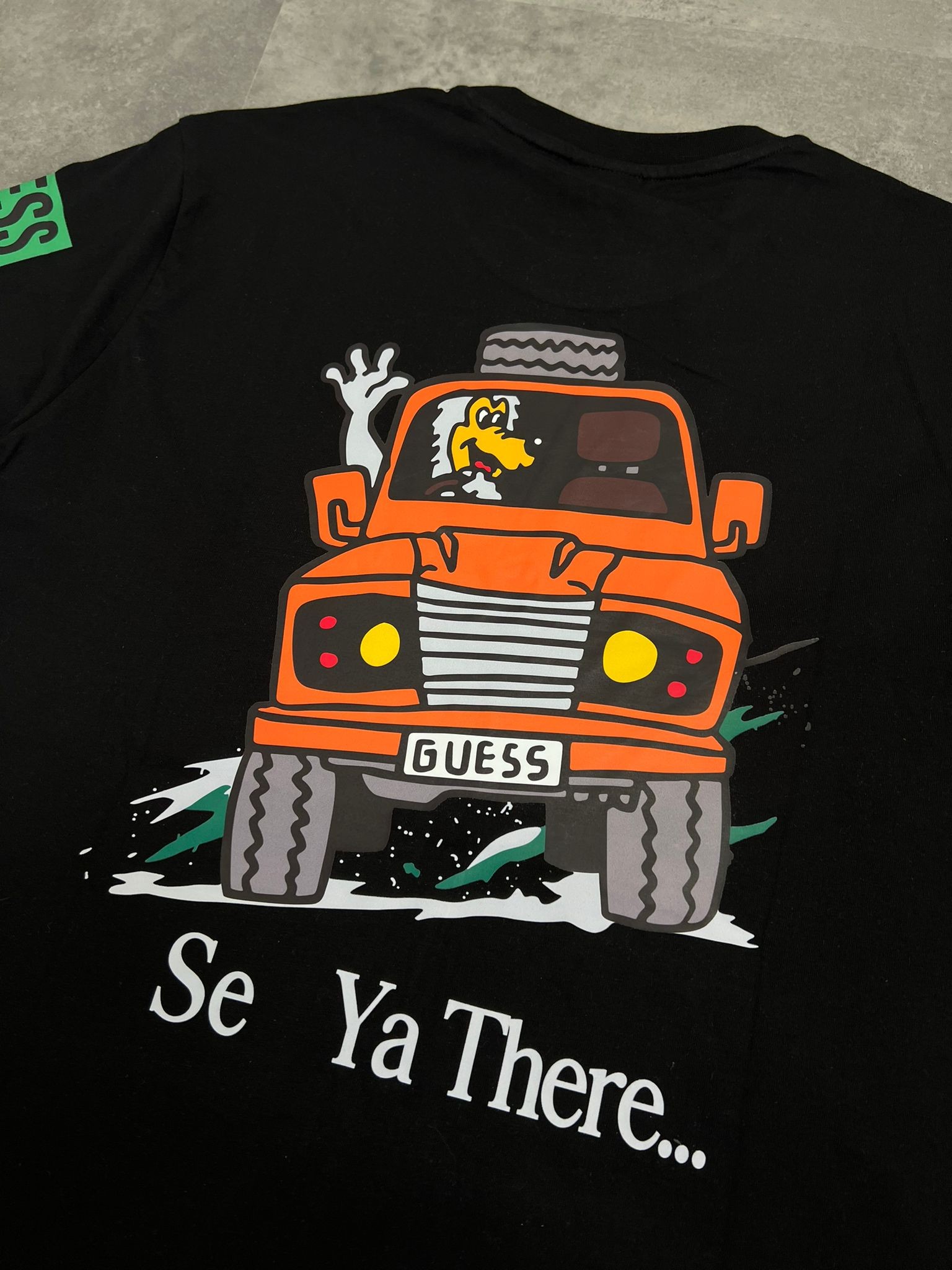 Yeni Sezon Sea Ya There Oversize Relax Kalıp Black T-shirt