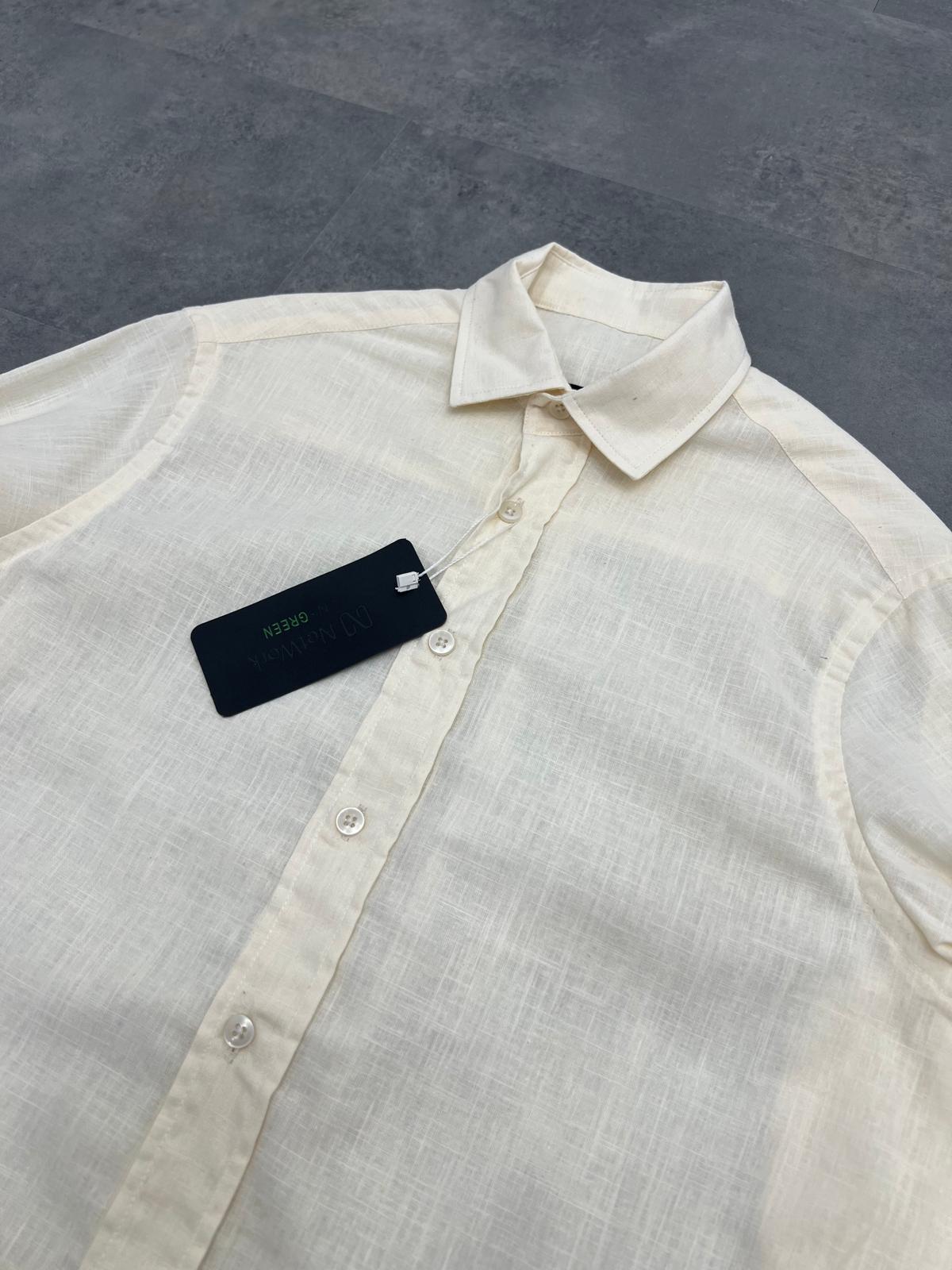 Yeni Sezon Pamuk Keten  Gömlek