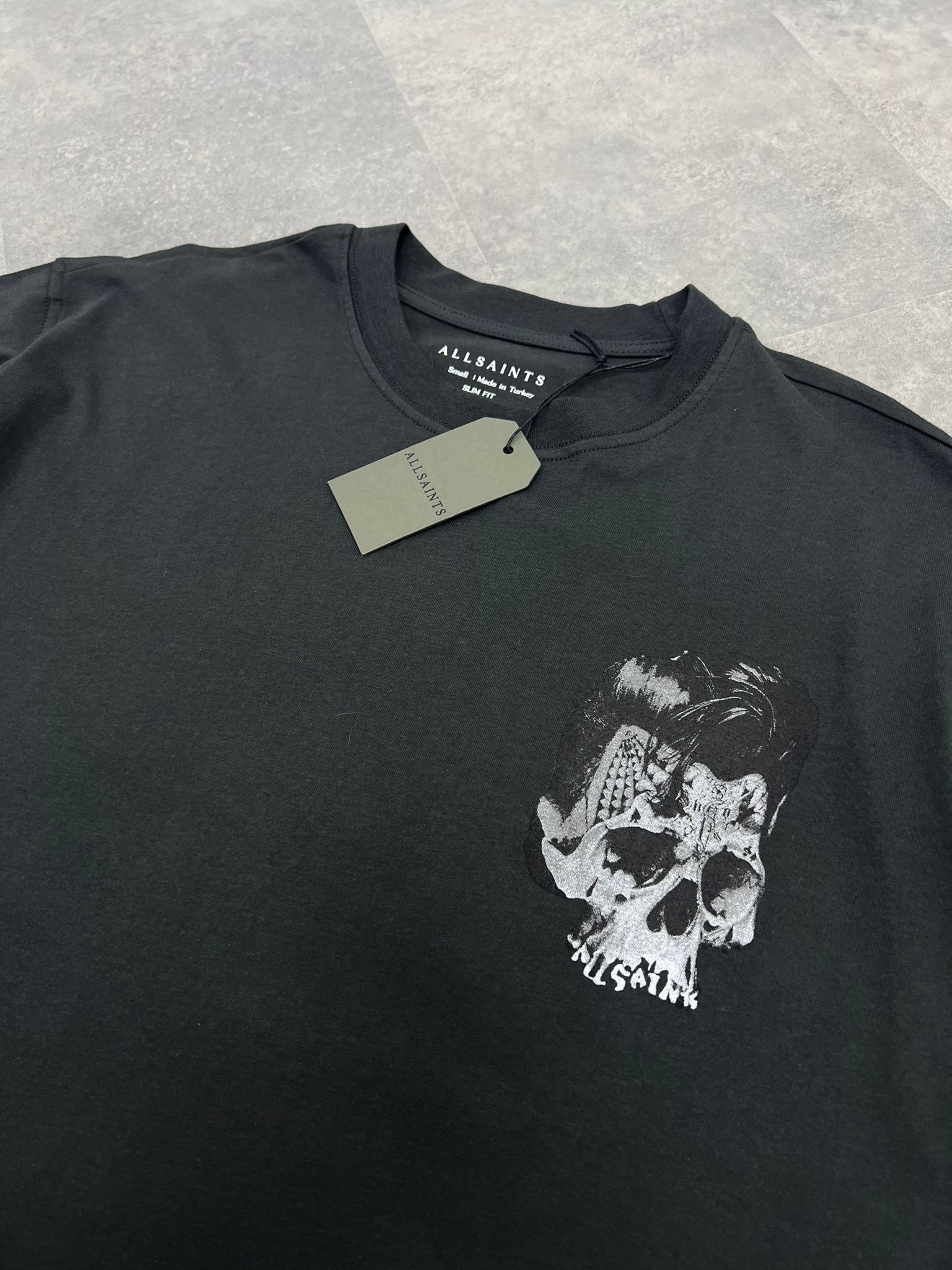 Yeni Sezon Devil Skull Antrasit T-shirt