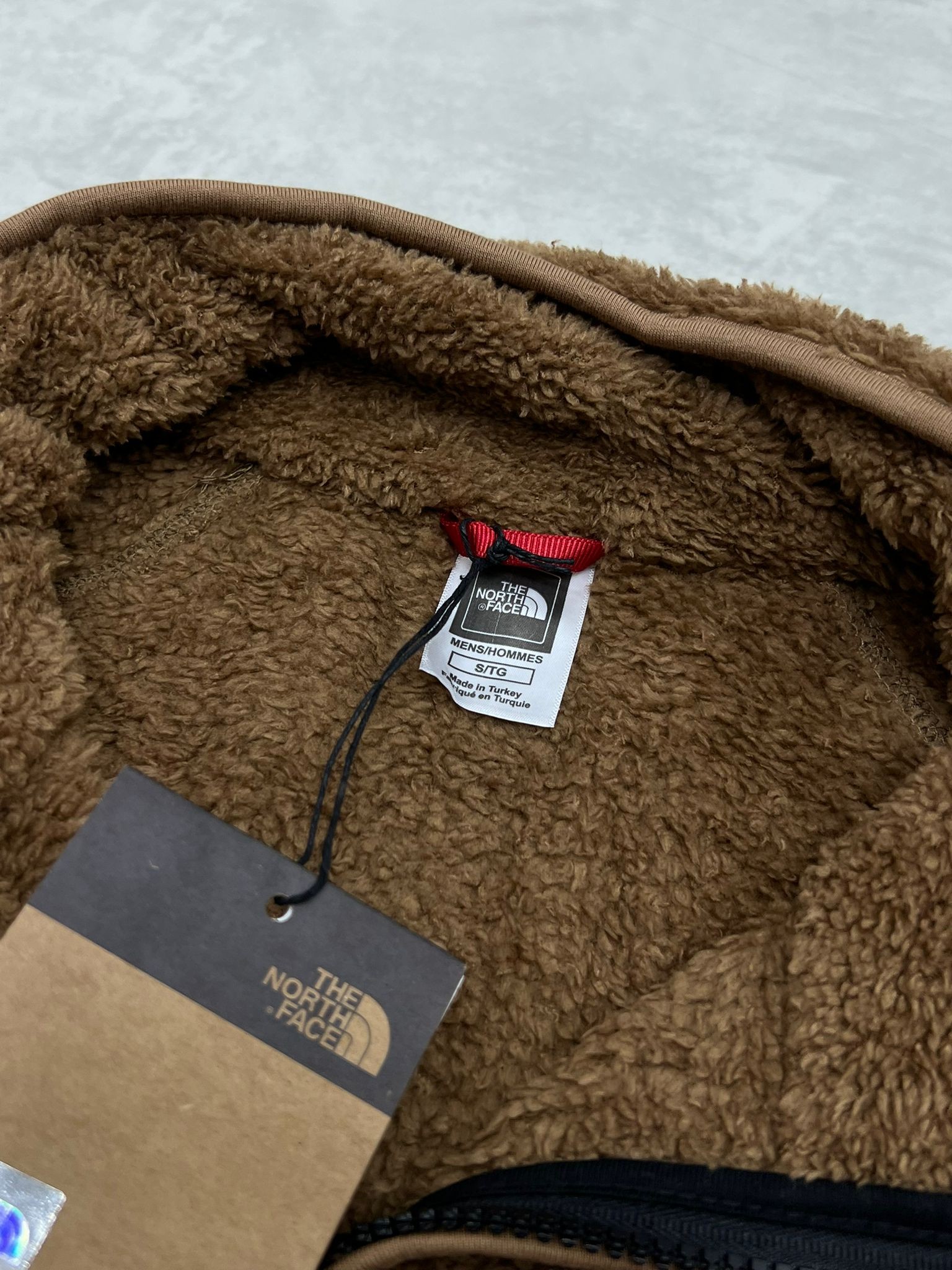 Yeni Sezon Tam Fermuarlı Peluş Brown Ceket 