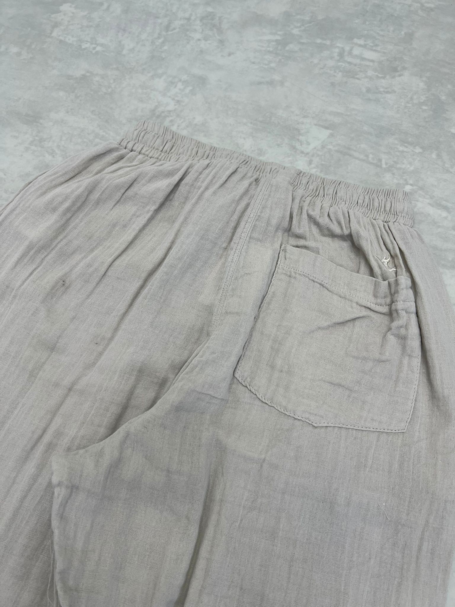 Classic Mevsimlik İnce Cream  Pantalon