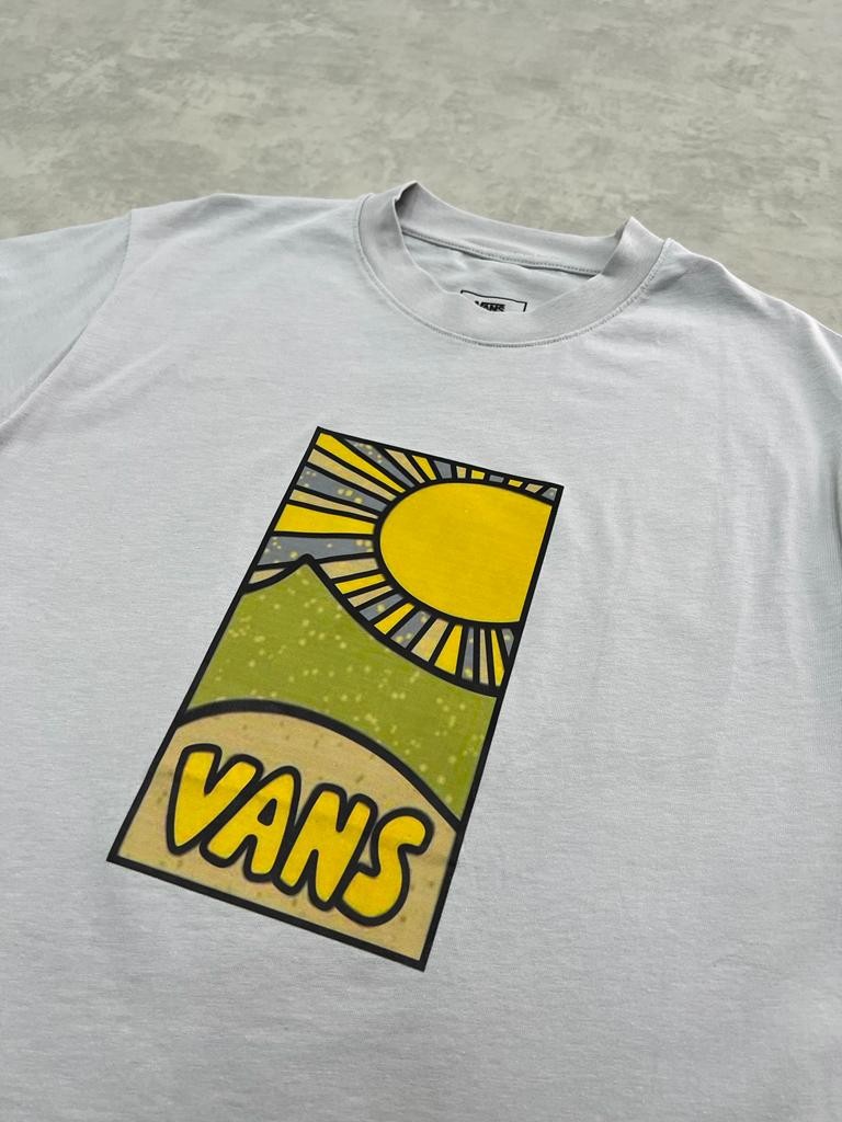 Sunrise Print To Gray T-shirt