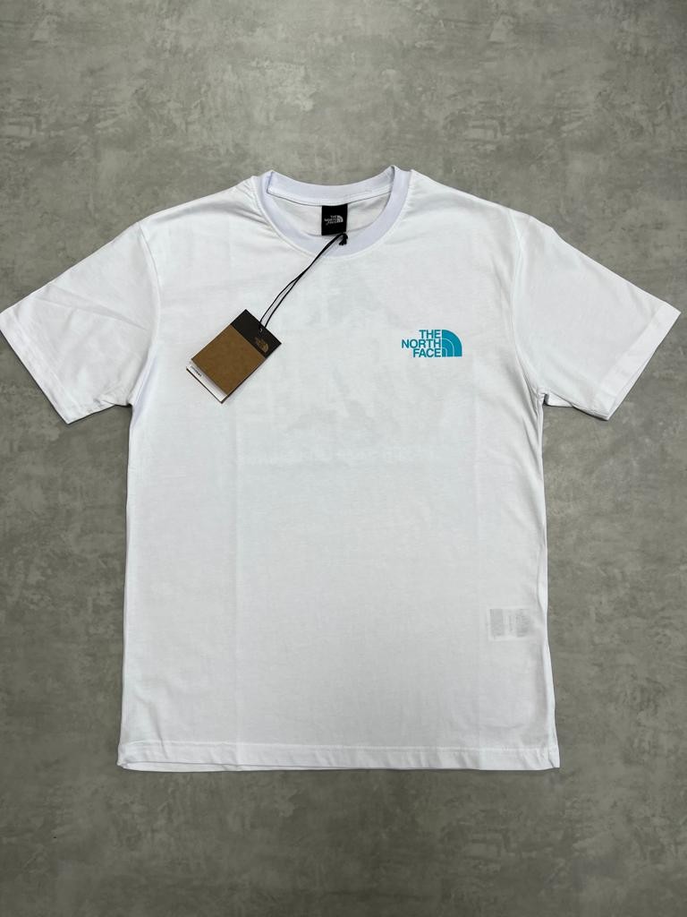 Mountain Print White T-shirt