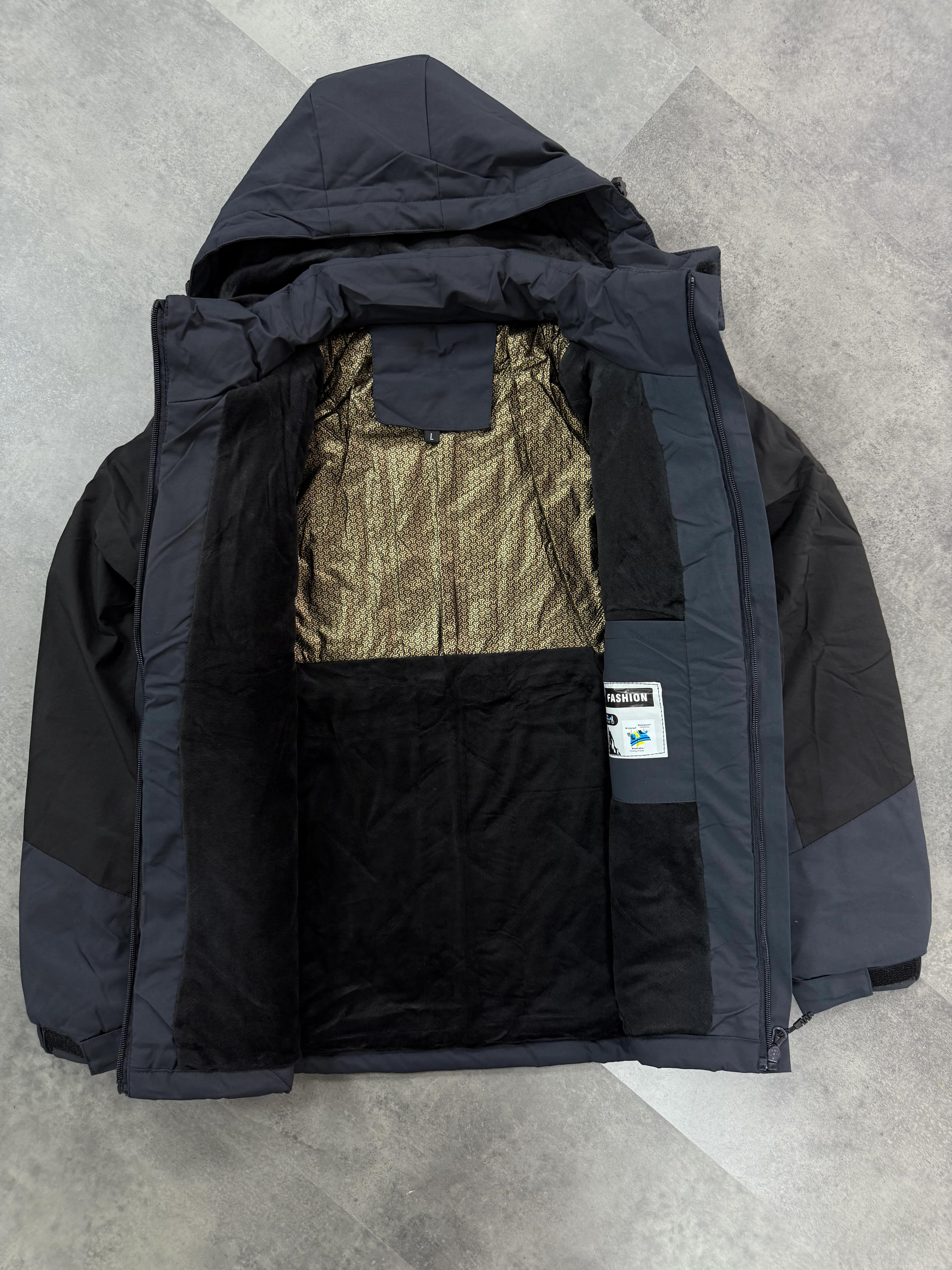 Yeni Sezon Gold Termal Astarlı ve Polarlı  Kapşonlu Mont