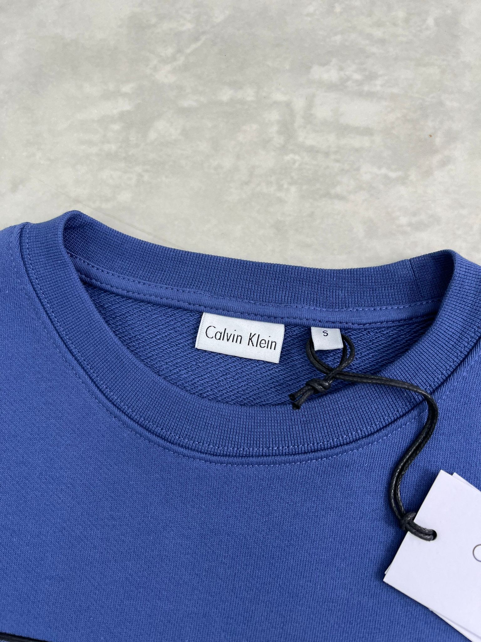 Yeni Sezon Hologram Logolu Özel Seri İndigo Sweatshirt