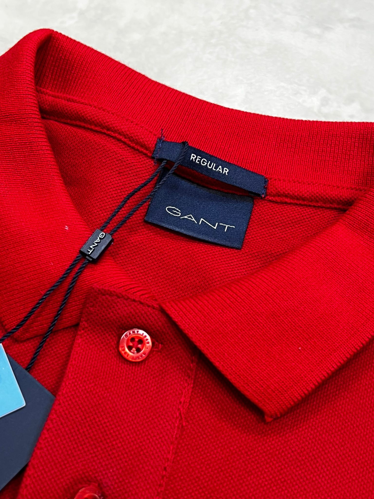 Classic Ceest Logo Basic Kırmızı Polo Yaka T-shirt