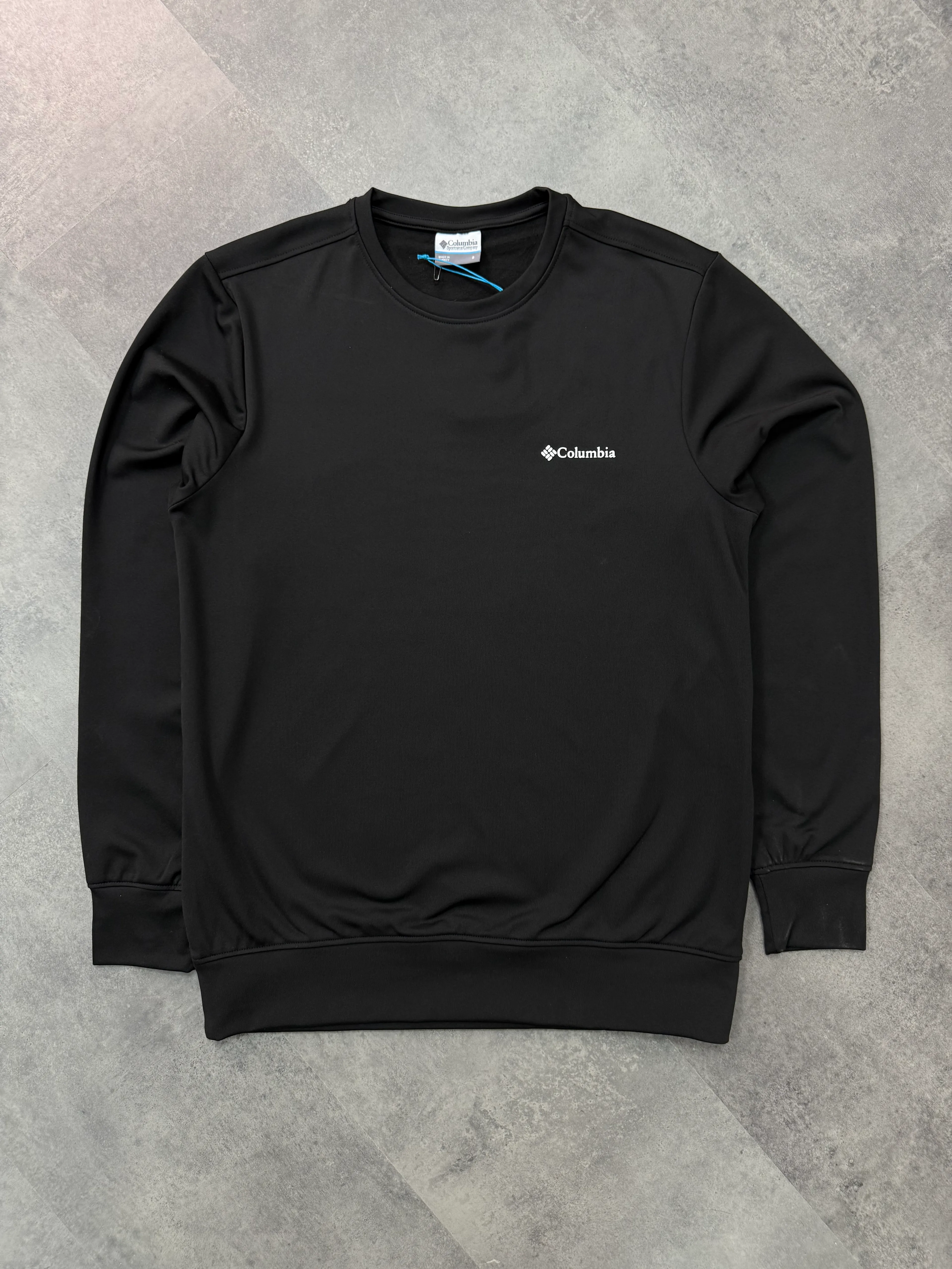 Yeni Sezon Scuba Kumaş İnce İçi Polarlı Sweatshirt - SİYAH