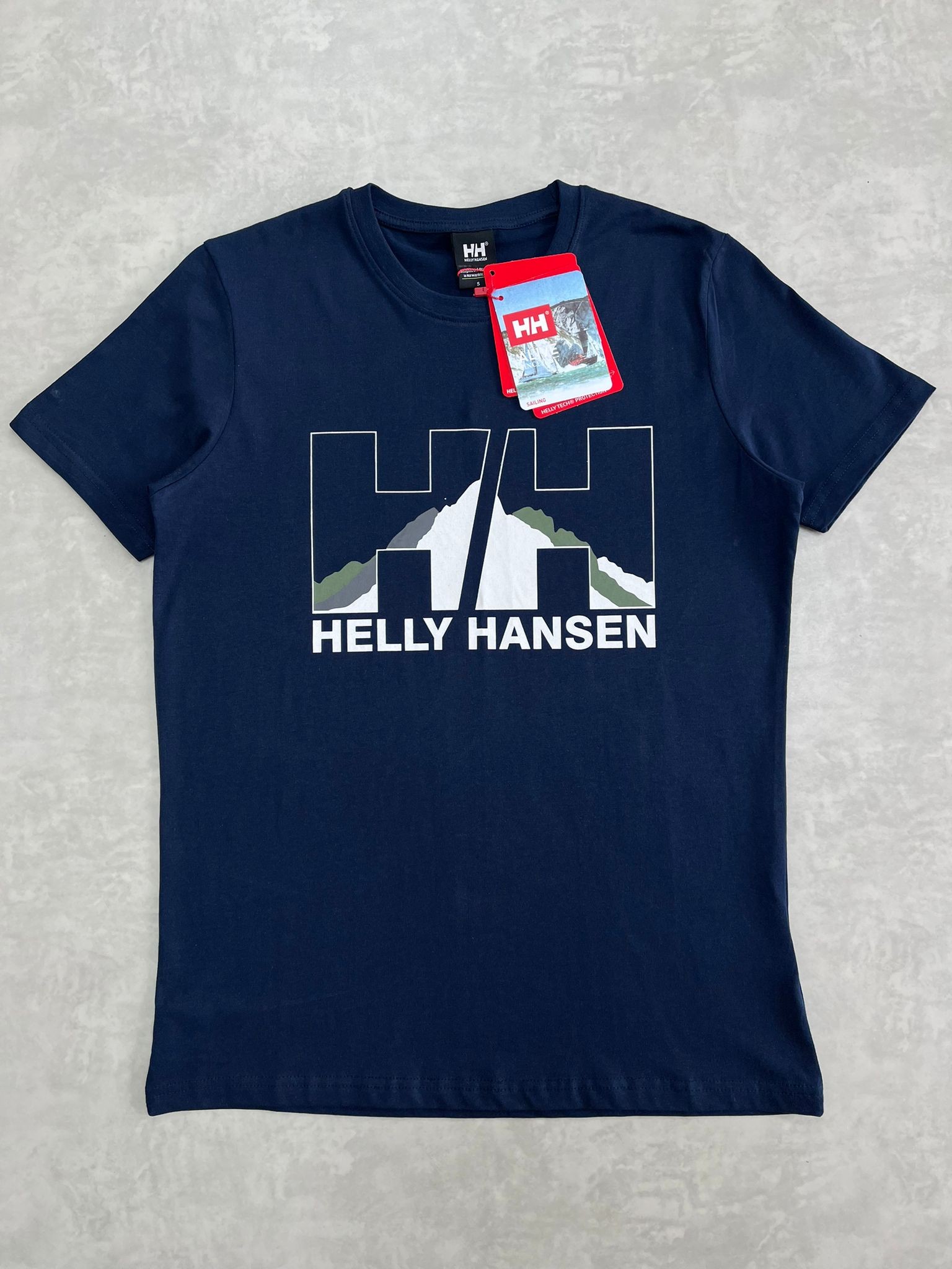 Herb Mountain  Mid Logo Lacivert  T-shirt