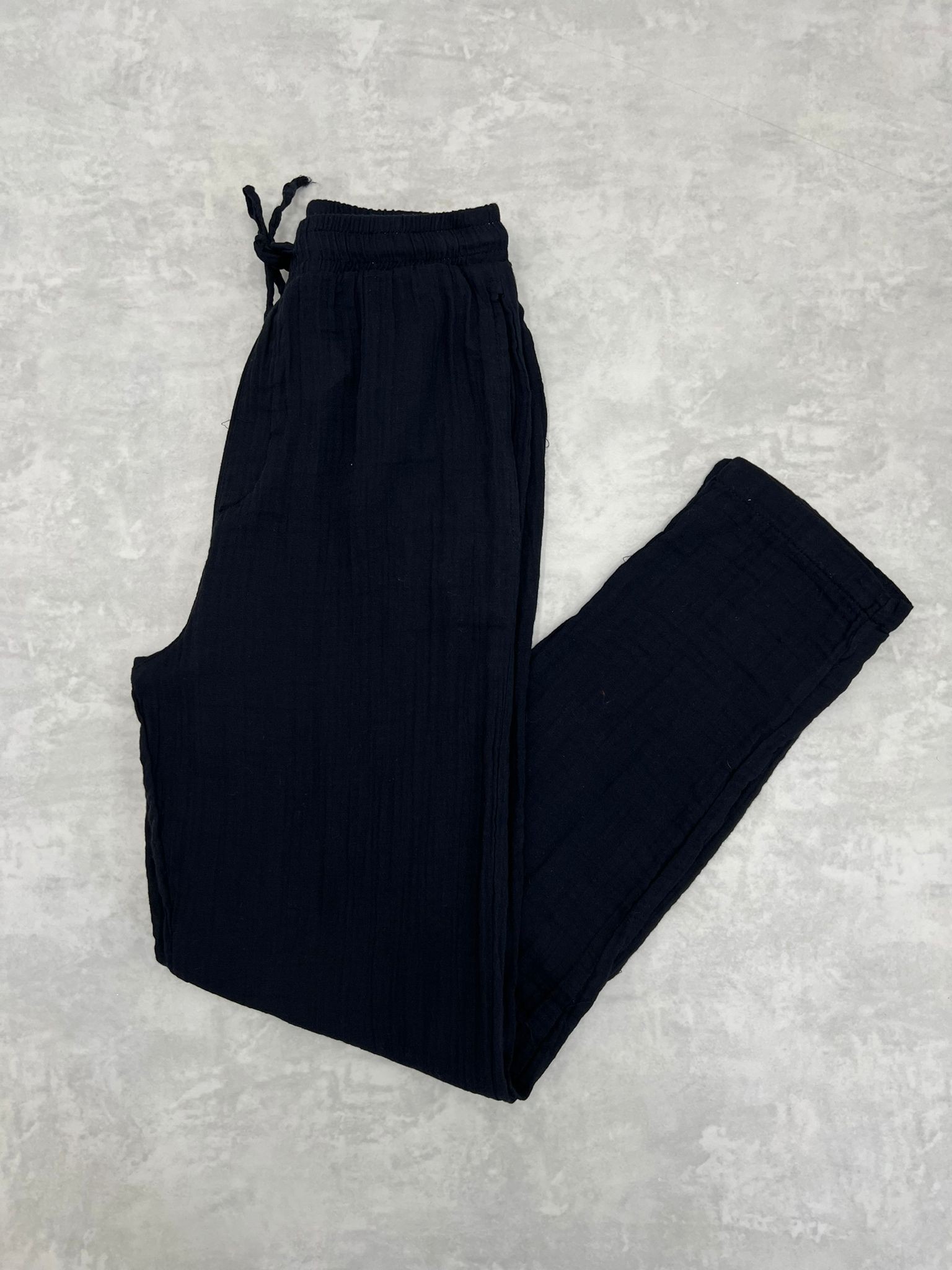 Classic Mevsimlik İnce Black  Pantalon