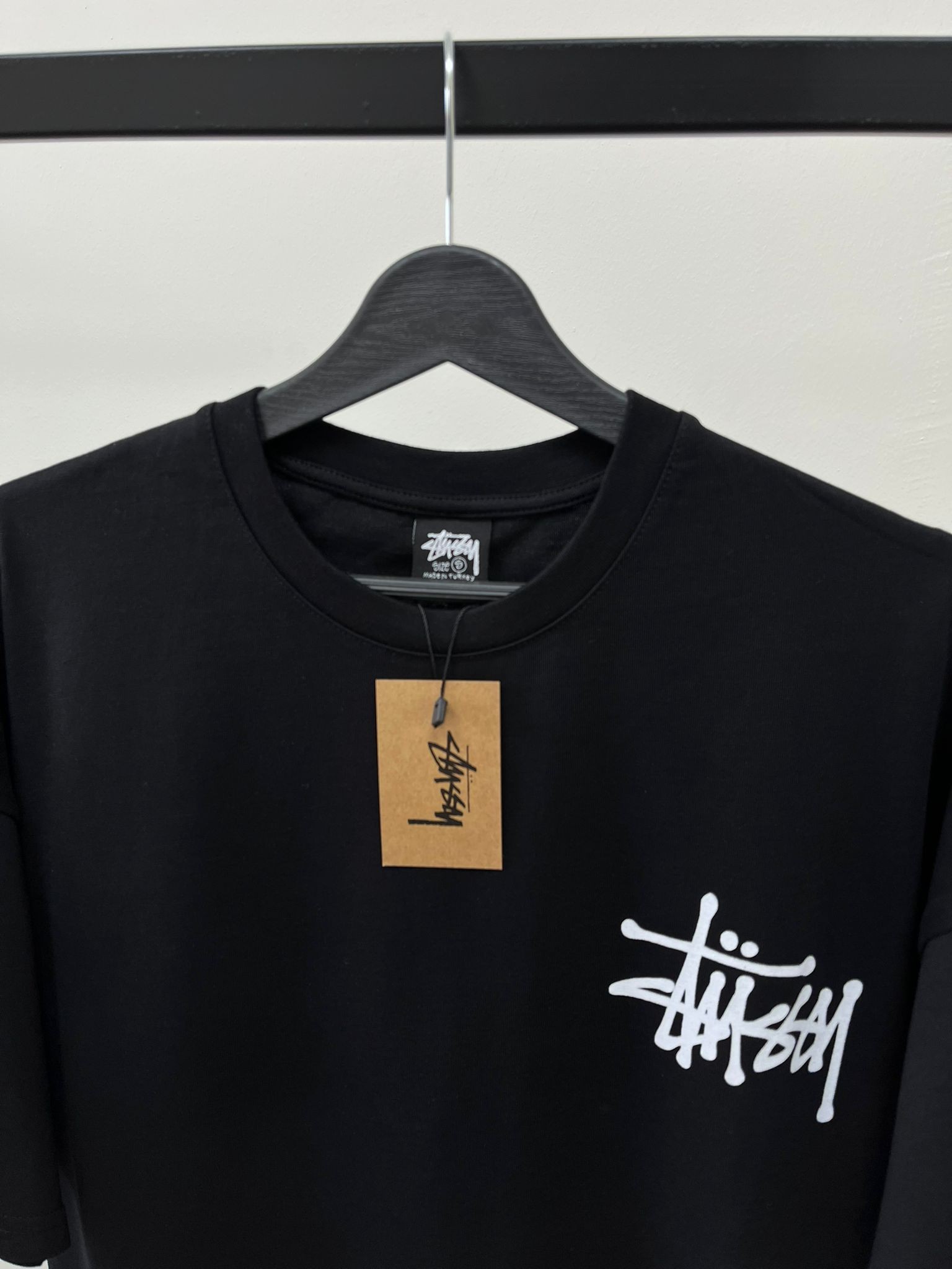 Stussy Basic Tee Oversize Black T-shirt