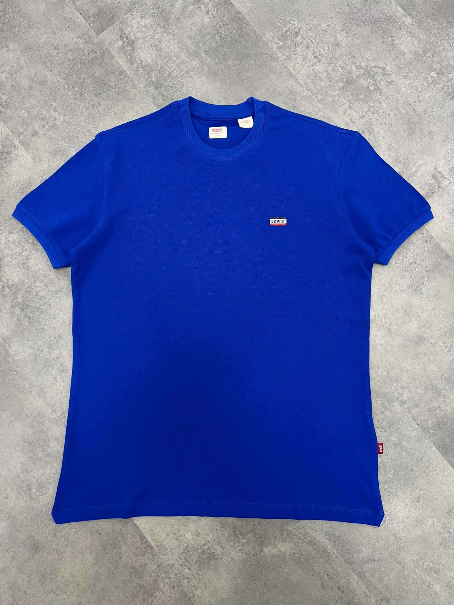 Yeni Sezon Özel Logo İnterlok Patch Blue T-shirt