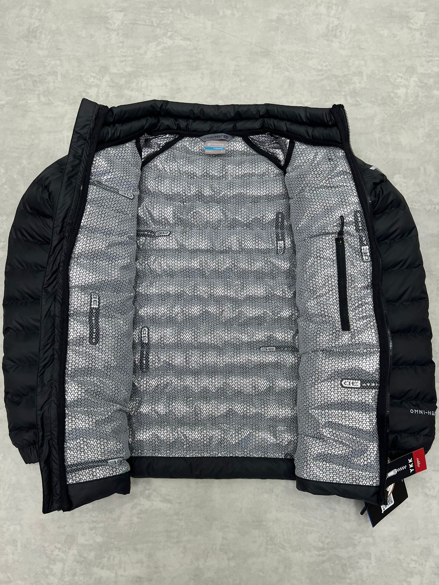 3D Termal Limited Edition Tıtanıum Omni Heat Black Kapşonsuz Mont