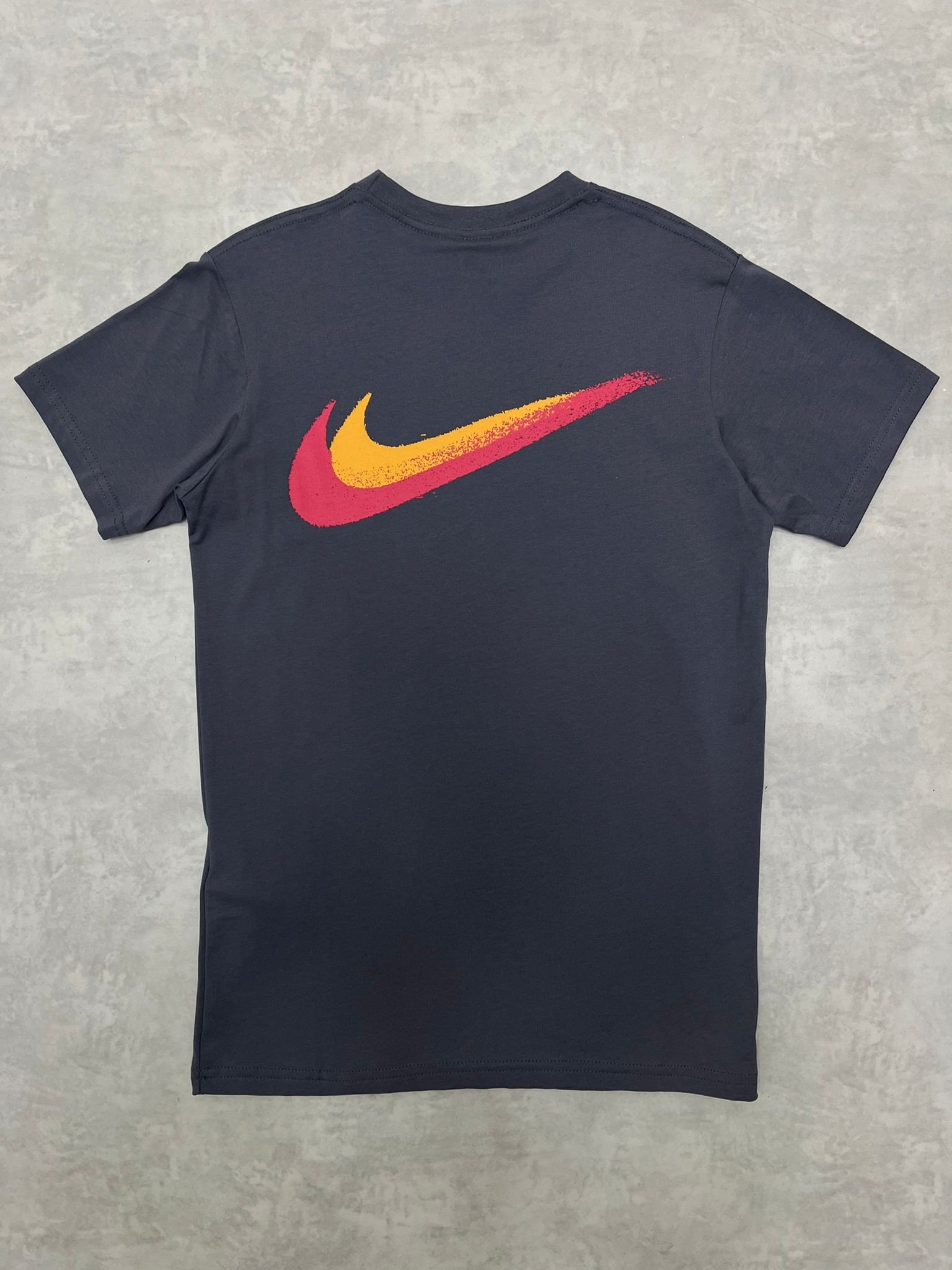 Icon Back To Print Antrasit Logo T-shirt