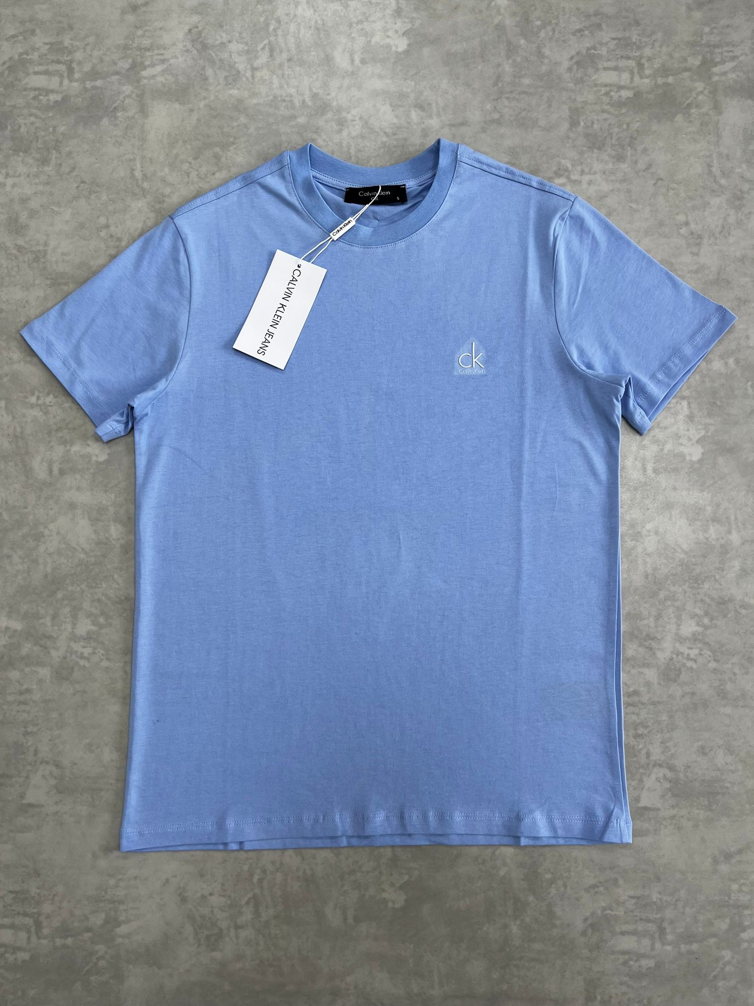 Basic Mini Logo Light Blue T-shirt