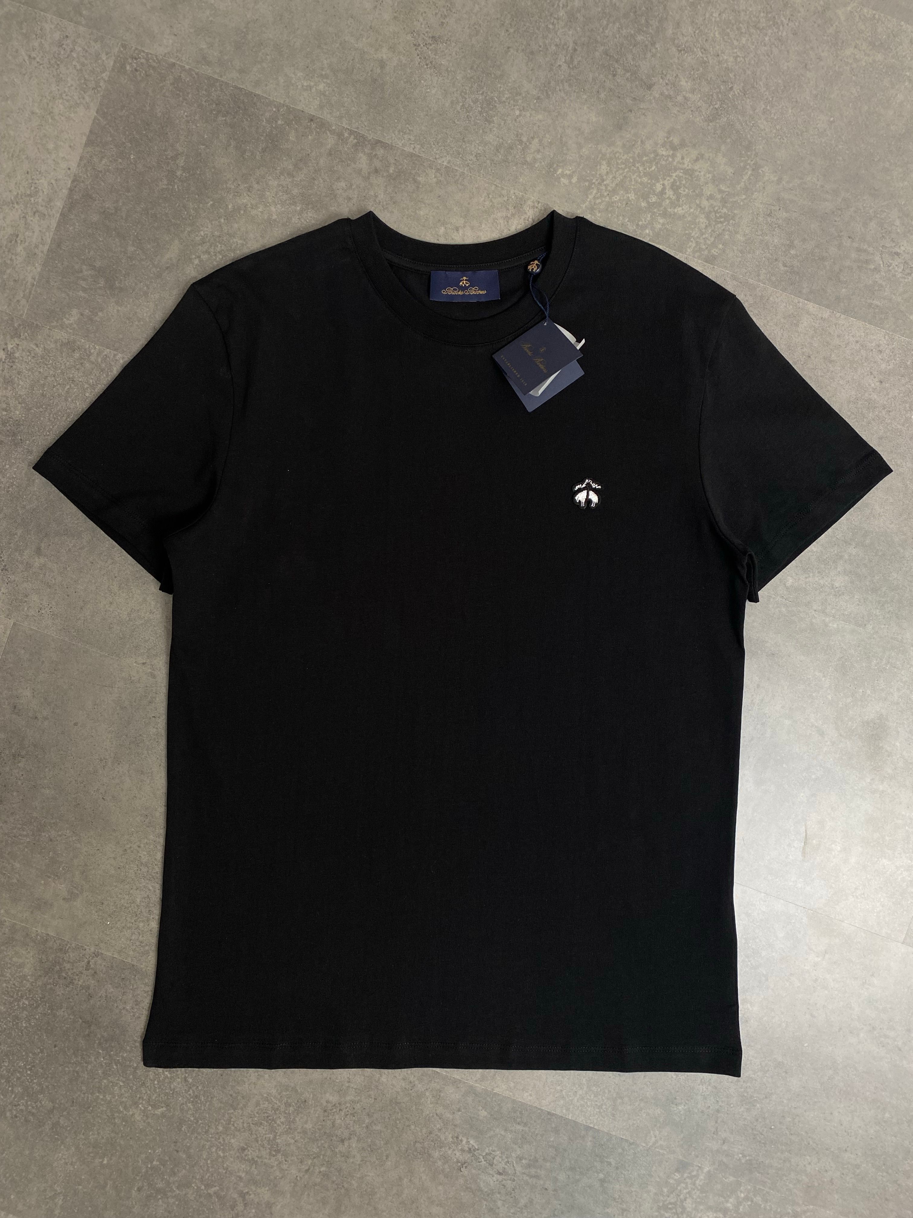 Yeni Sezon Special Brands Basic Mini Logo Classic T-shirt  - SİYAH