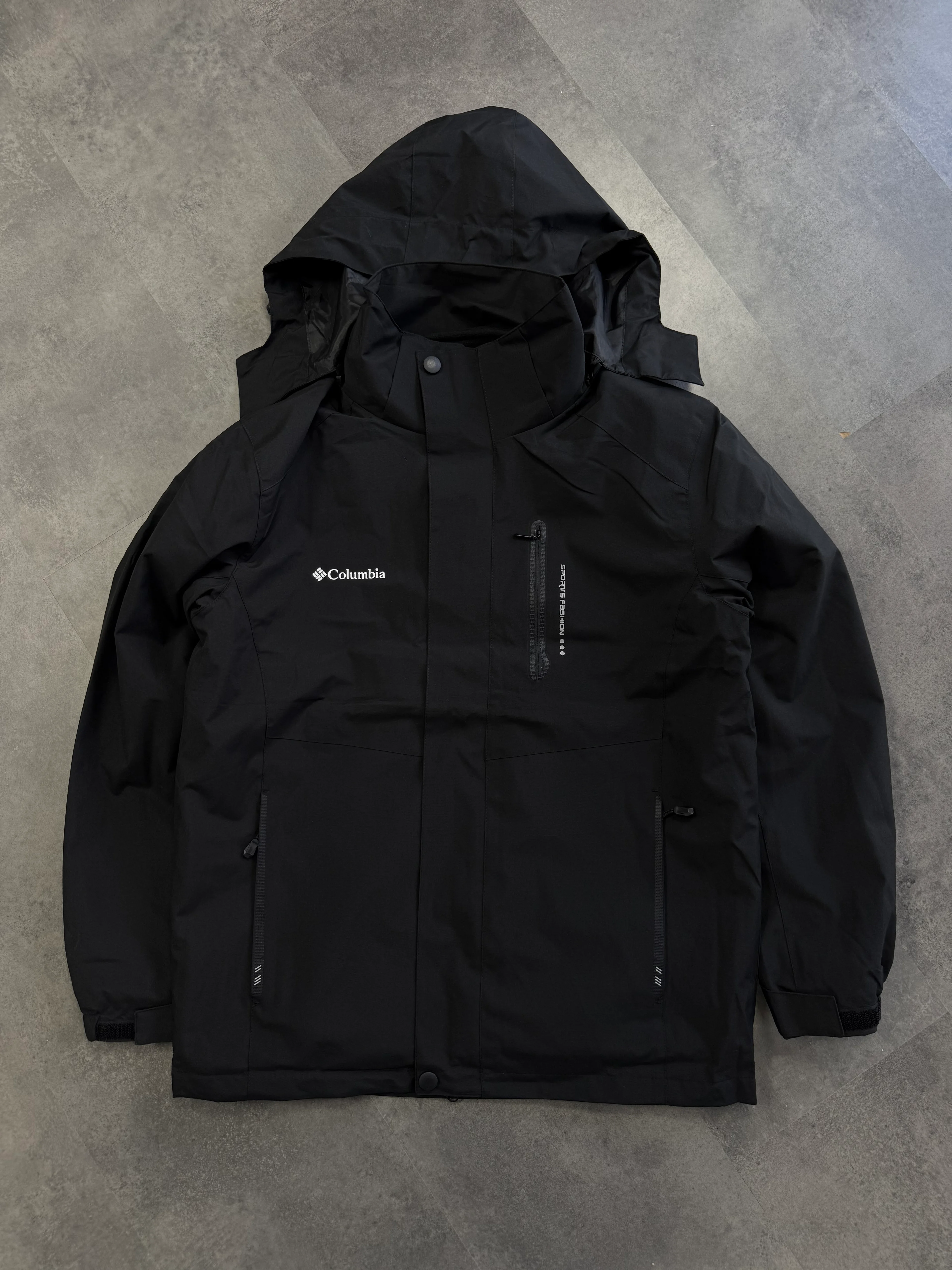 Yeni Sezon 3in1  Premium Kalın Mont - SİYAH