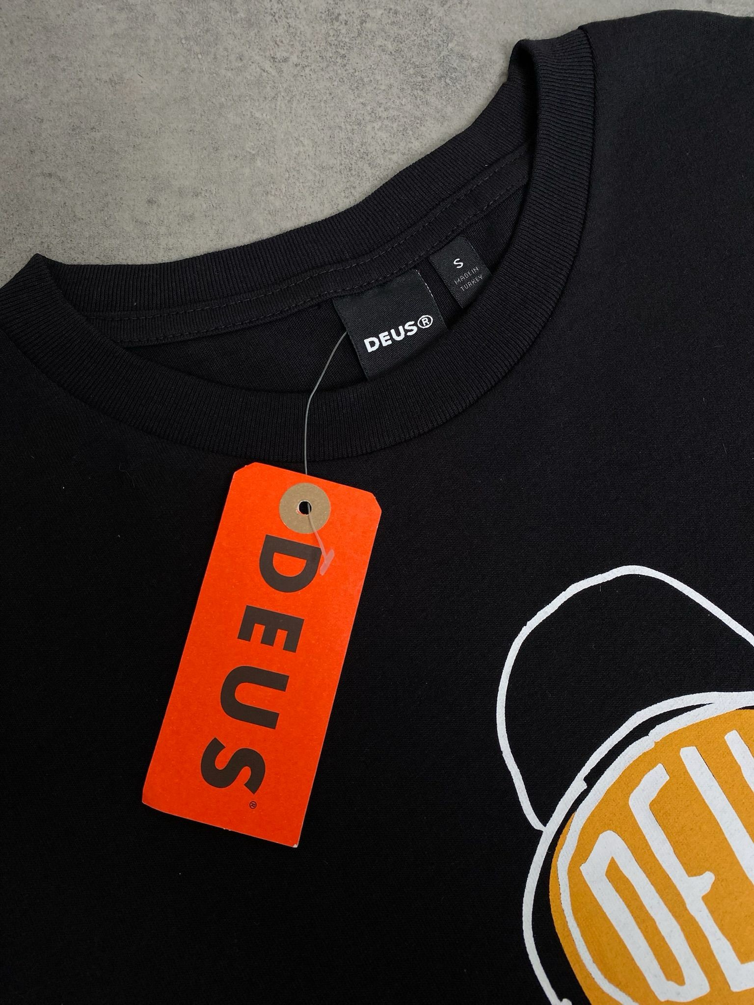 Yeni Sezon Ex Machina Motor Black-Orange MotorCycles T-shirt