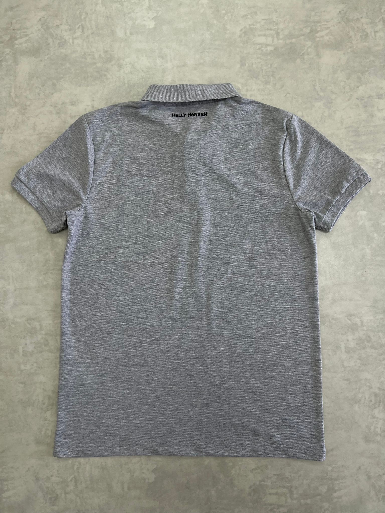 Gri Slim Fit Classic Logo Polo Yaka T-shirt