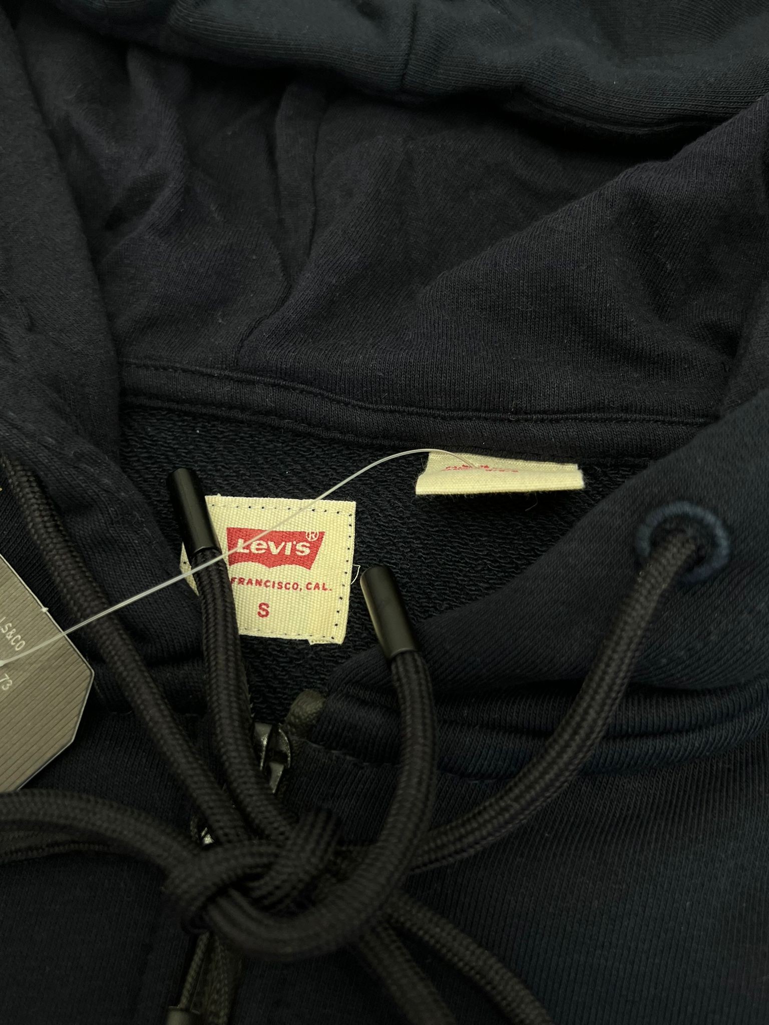 Tam Fermuarlı Patch Mini Logo Navy Blue Ceket
