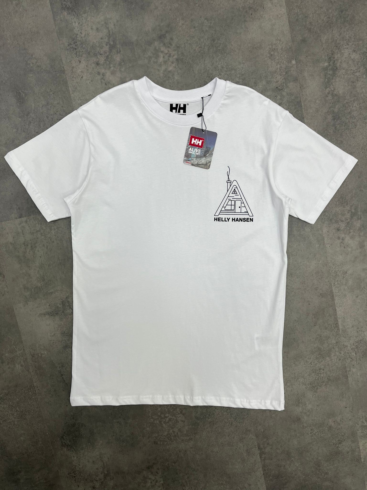 Yeni Sezon Back To Print House White  T-shirt