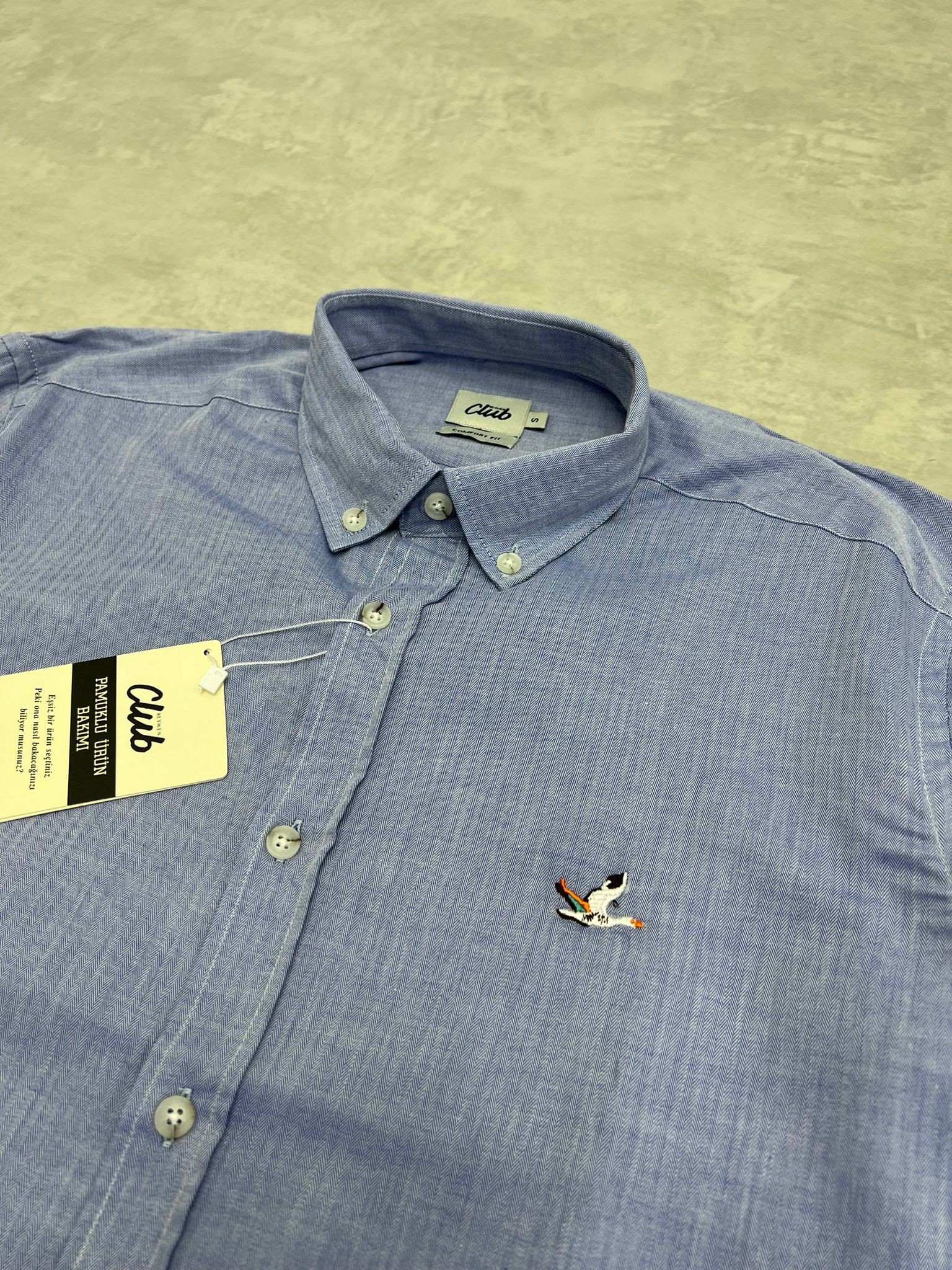 Classic Mini Logo Regular Fit Light Blue  Gömlek