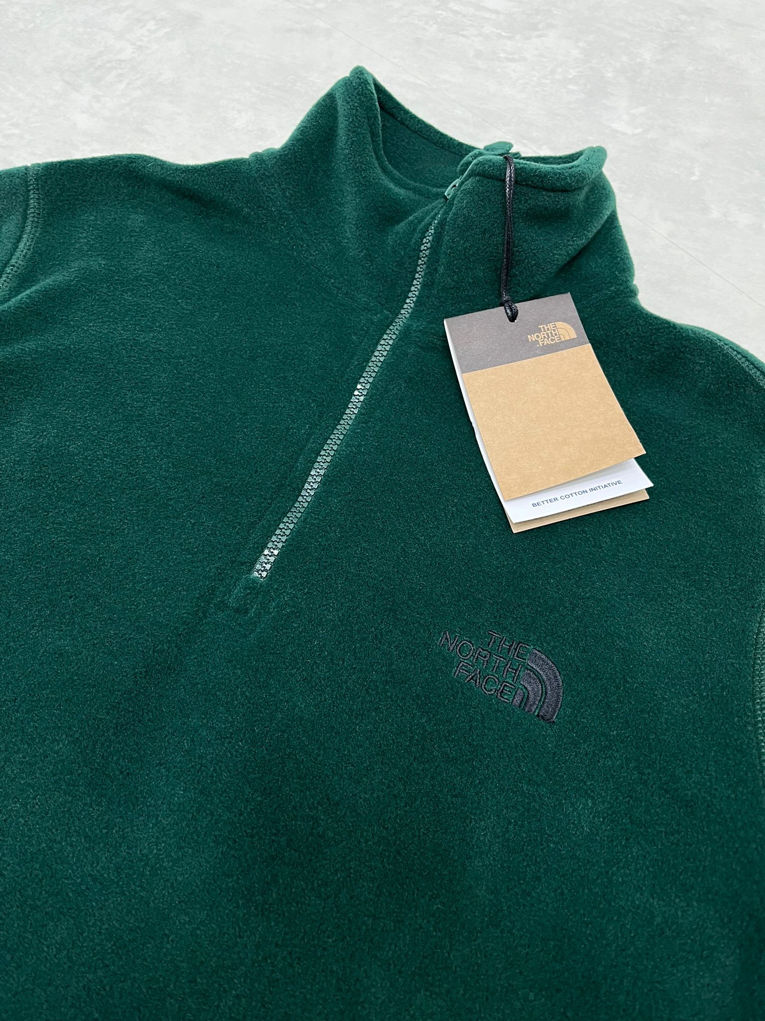 Yarım Fermuarlı Mini Logo Green  Polar