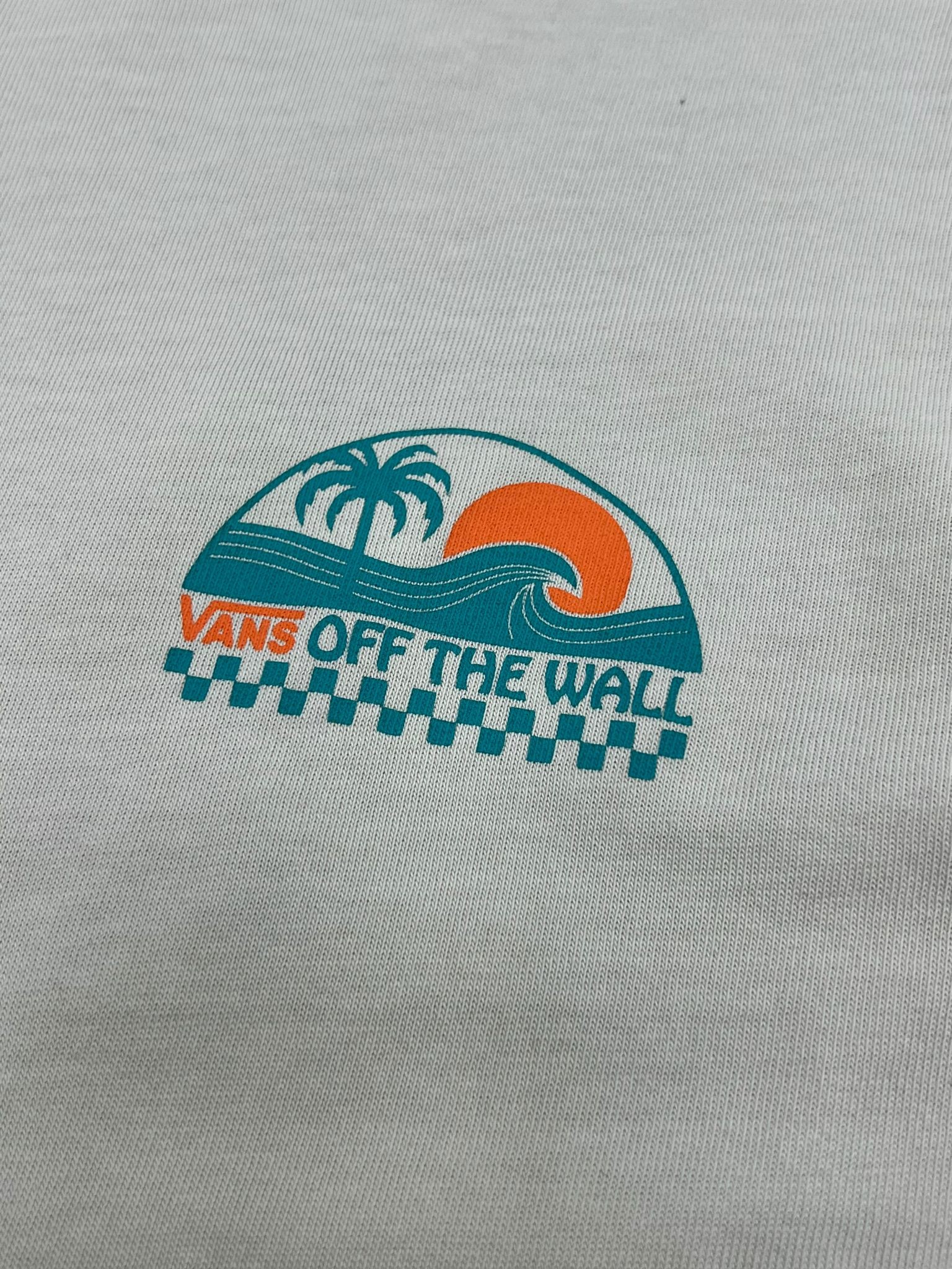 Back To Print Of The Wall Beach Cream Long Sleeve 