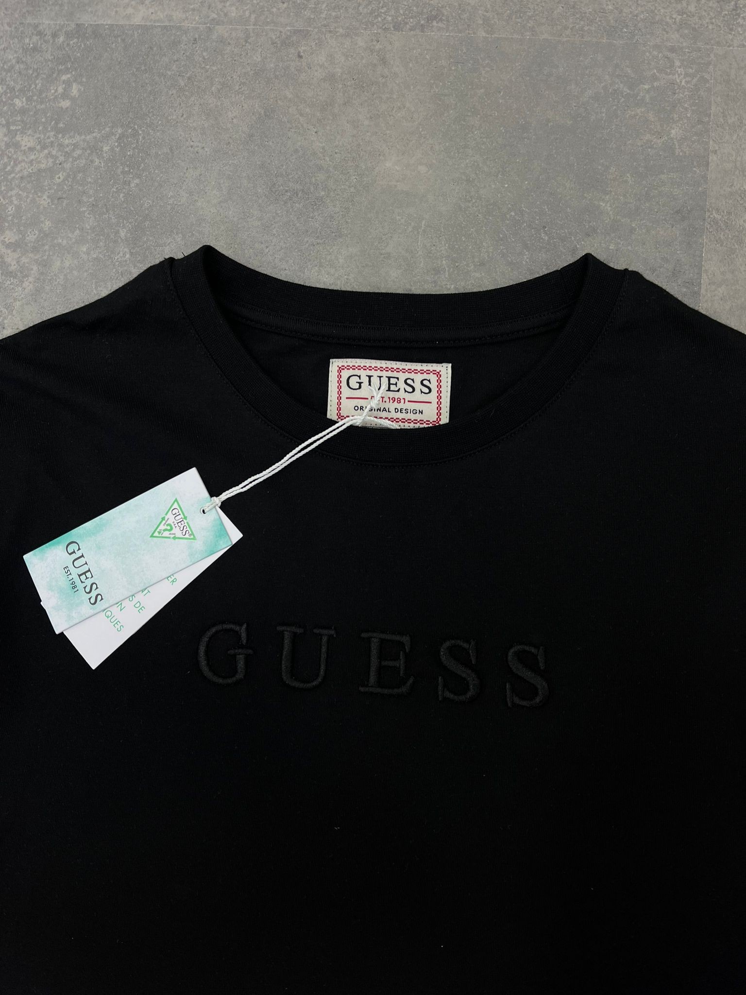 Yeni Sezon Ton To Tone  Mid Icon Logo Black T-shirt