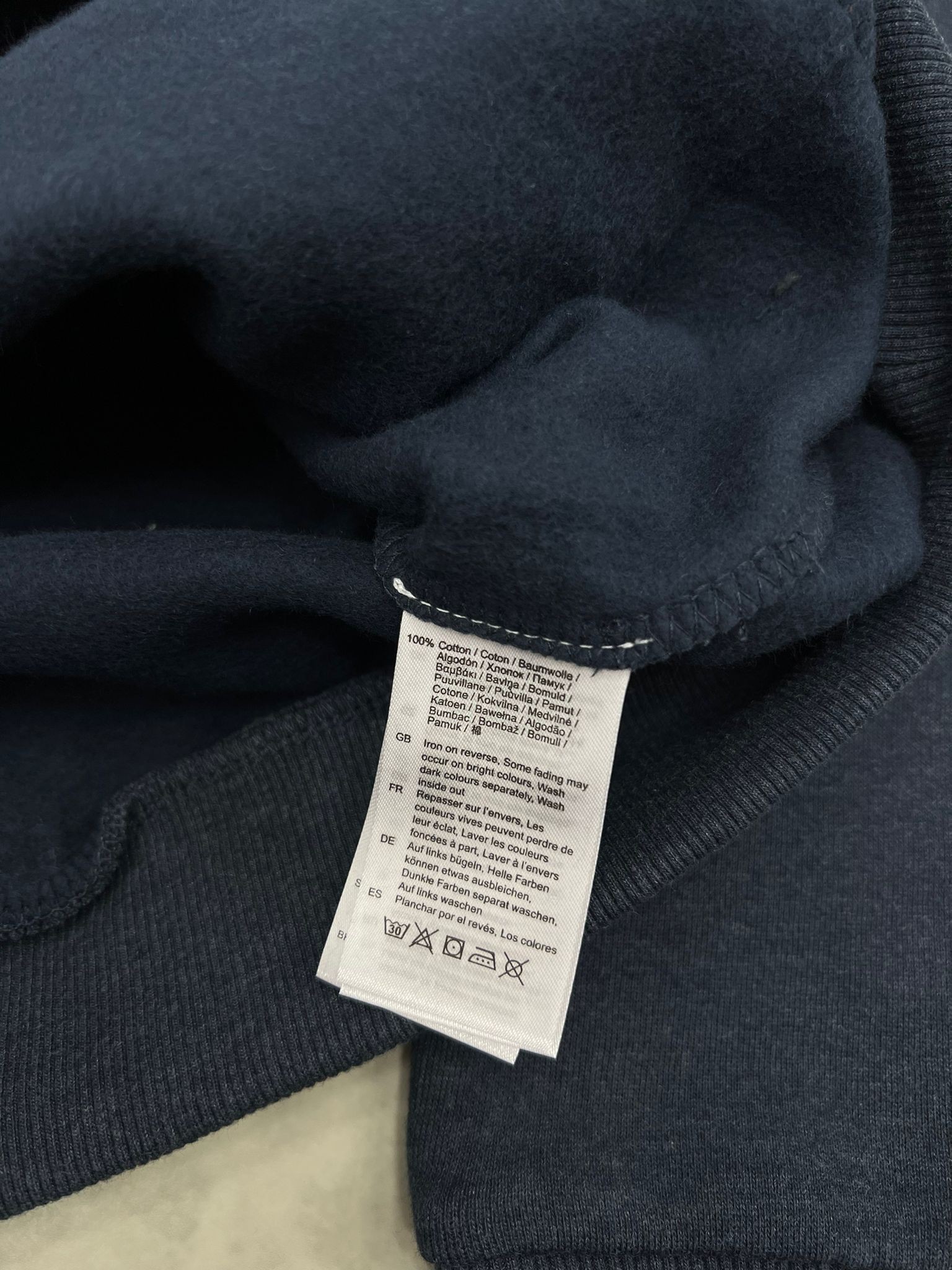 Mid Icon Logo Mountain Navy Blue  Sweatshirt