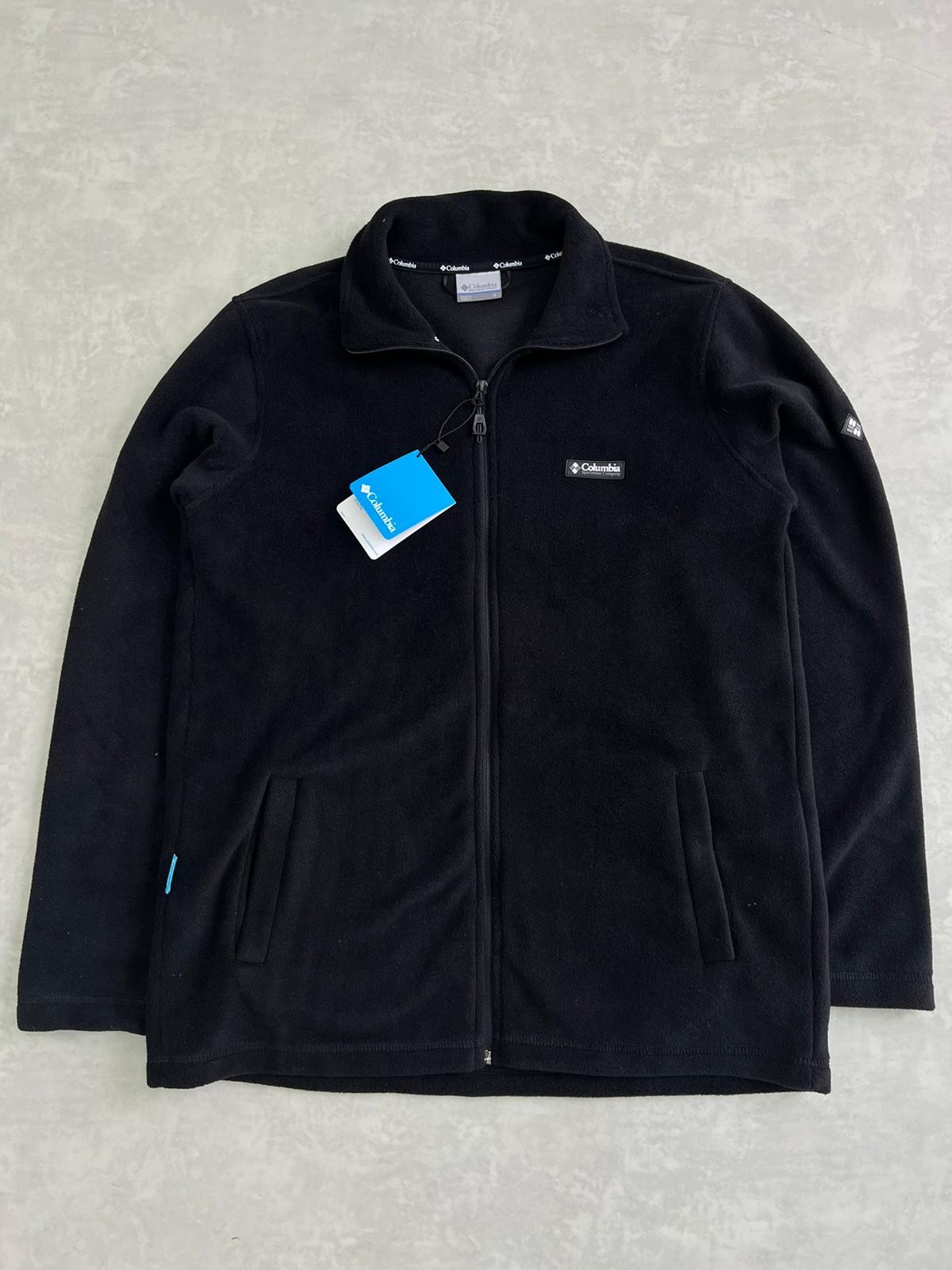 Tam Fermuarlı Mini Patch Logo Classic Sportswear C. Black Polar