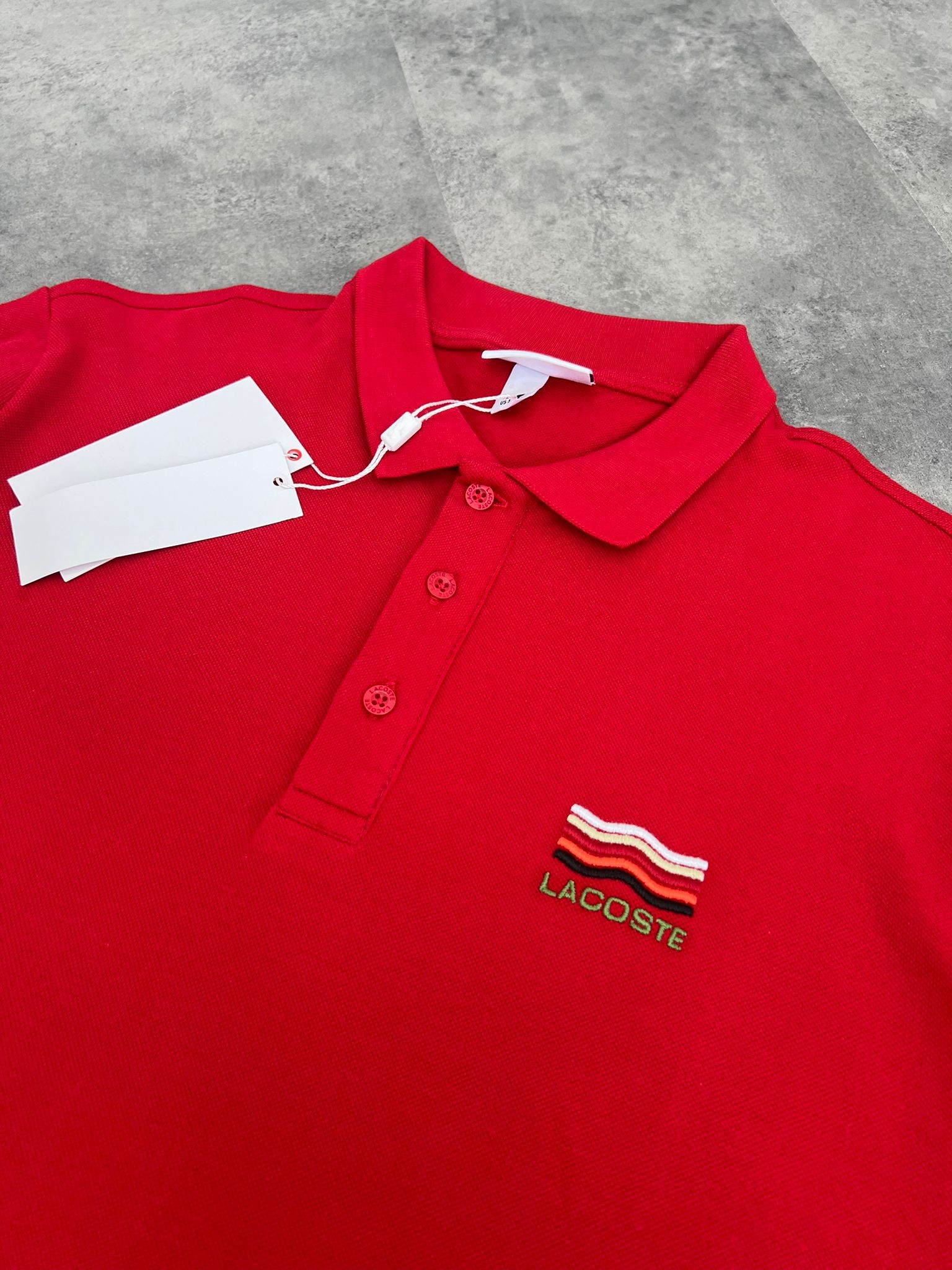 Yeni Sezon Özel Logo Limited Edition Red  Polo Yaka