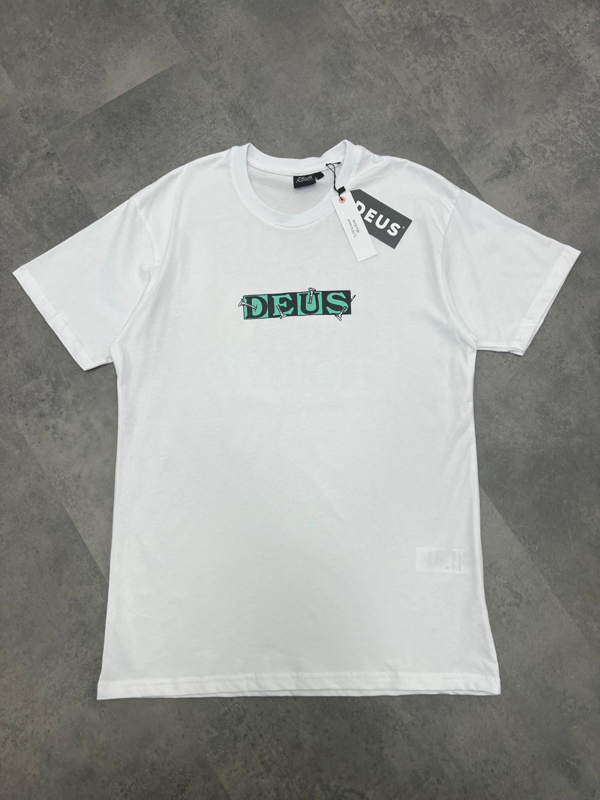 Yeni Sezon Ex Machina Records White T-shirt