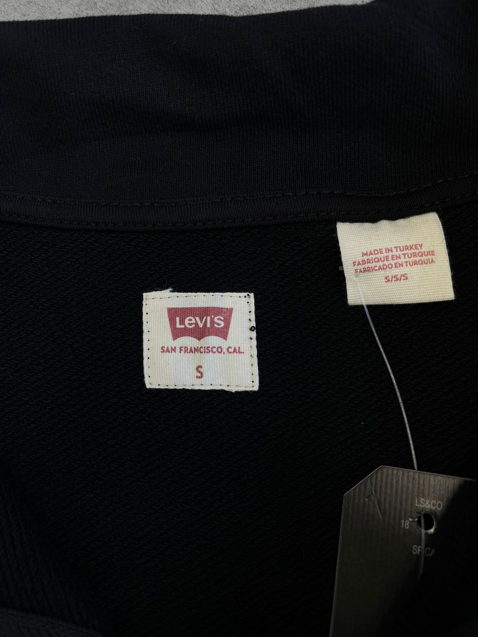 Yeni Sezon Yarım Fermuarlı Basic Mini Logo Sweatshirt