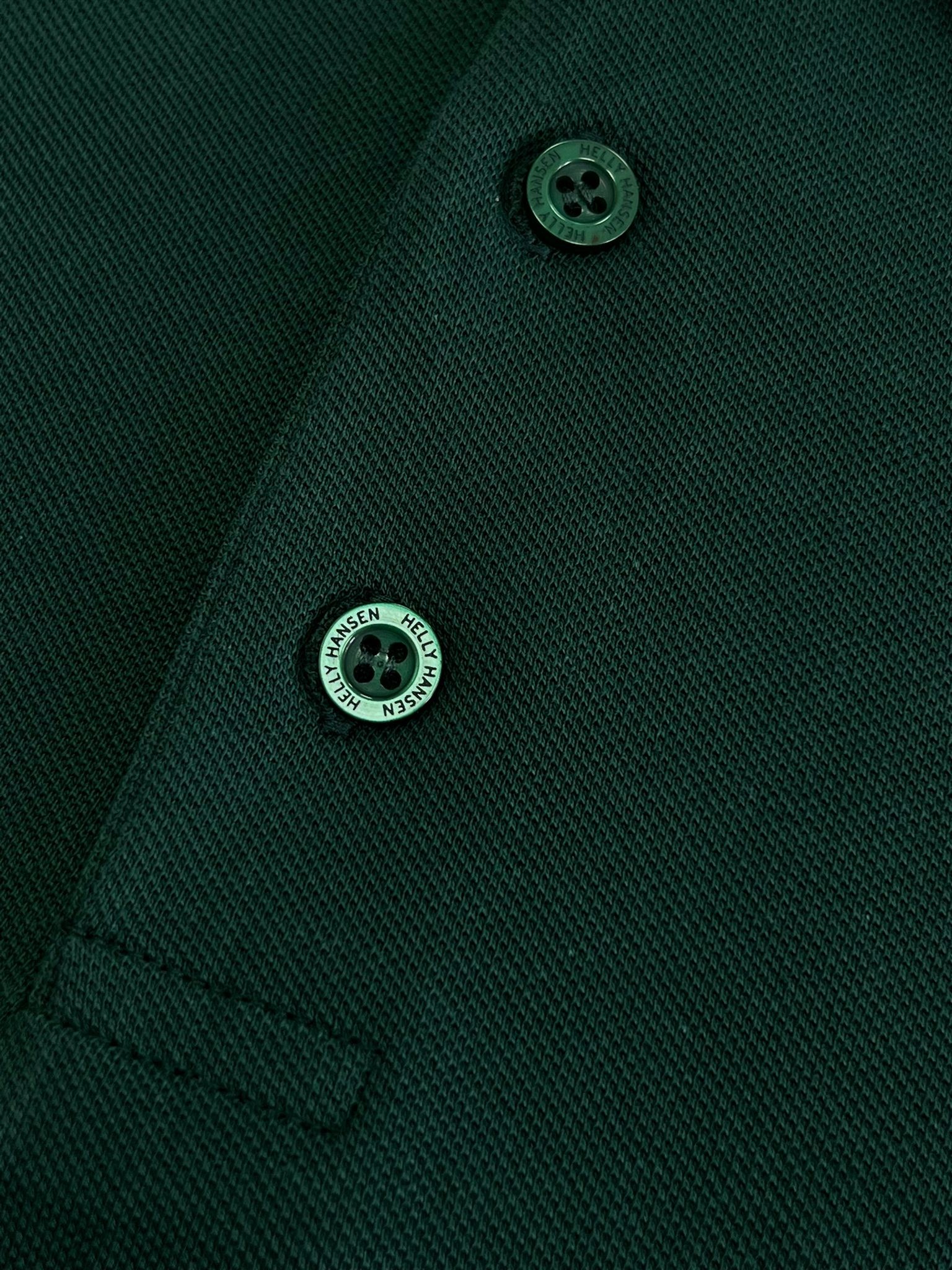 Dark Green Slim Fit Classic Logo Polo Yaka T-shirt