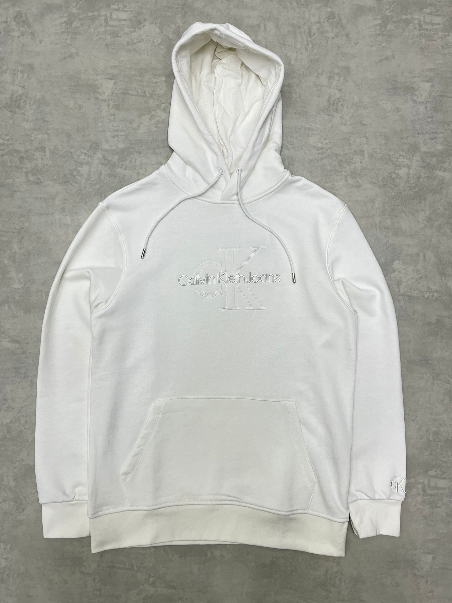 Mid Full Nakış Limited Edition Şardonsuz White Sweatshirt