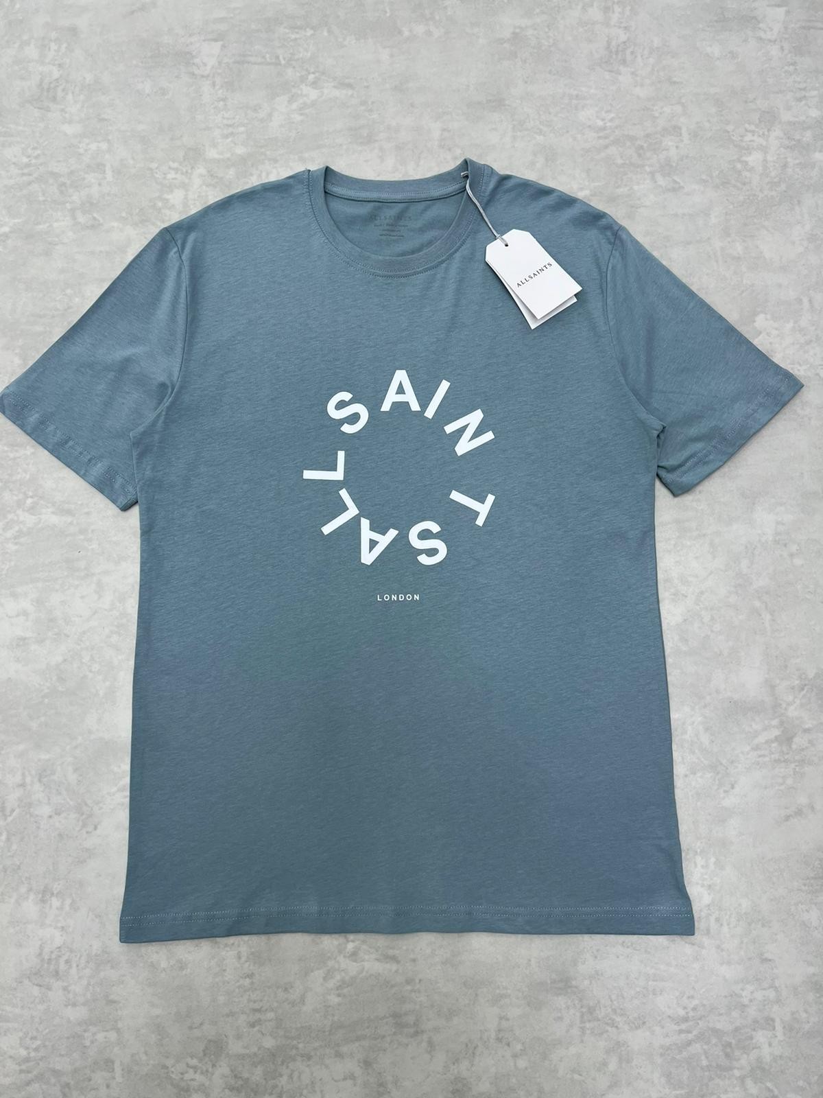London Limited Circle Long Water Green T-shirt